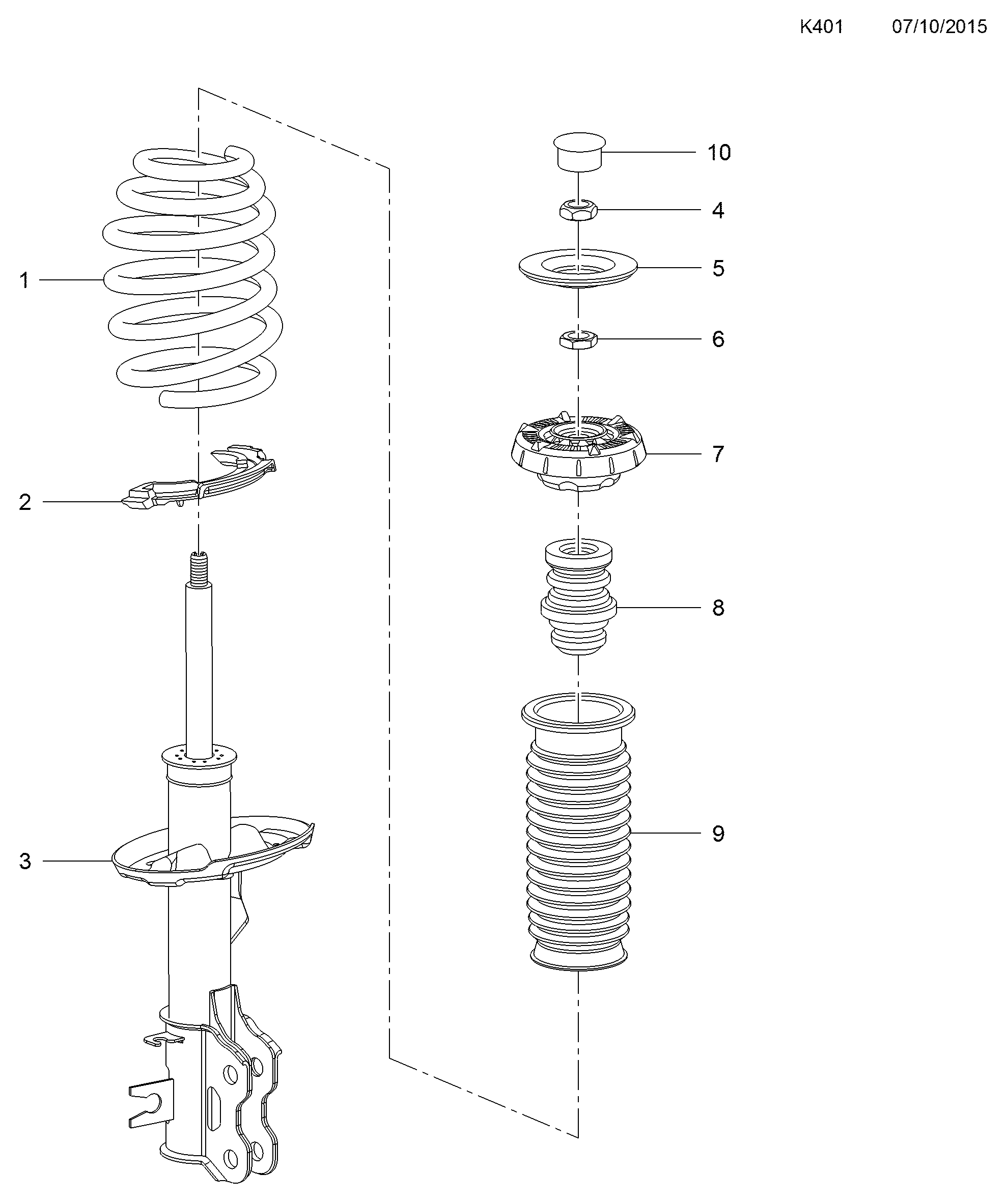 CITROËN 3125 40 - DIFFERENTIAL BEARING inparts.fi