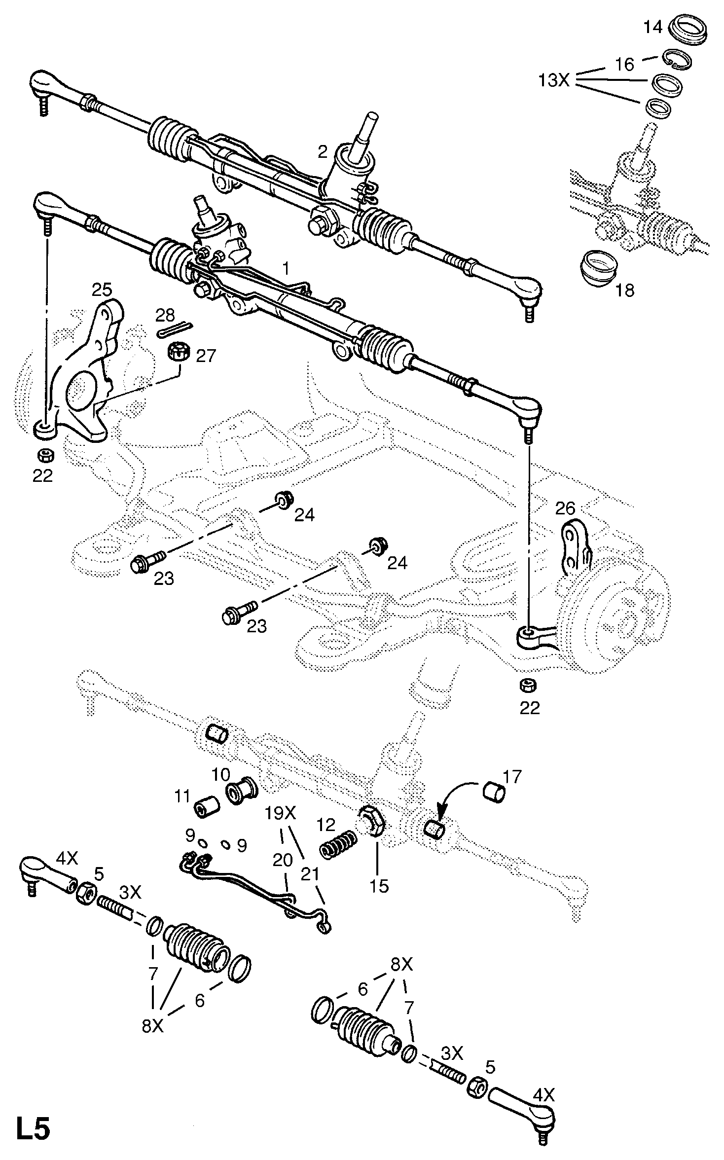 Opel 324065 - Raidetangon pää inparts.fi