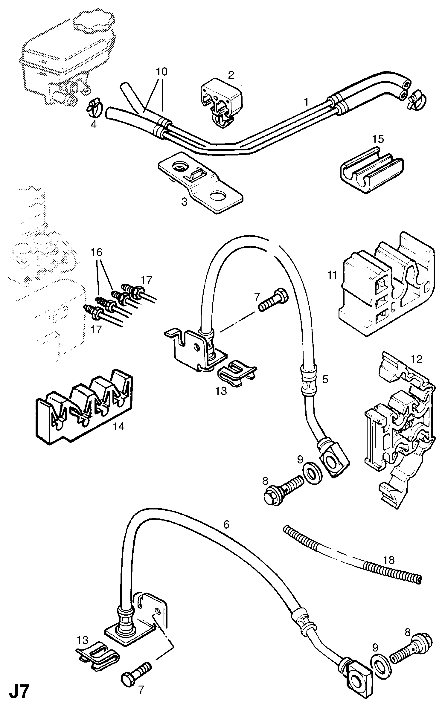 Opel 562370 - Jarruletku inparts.fi