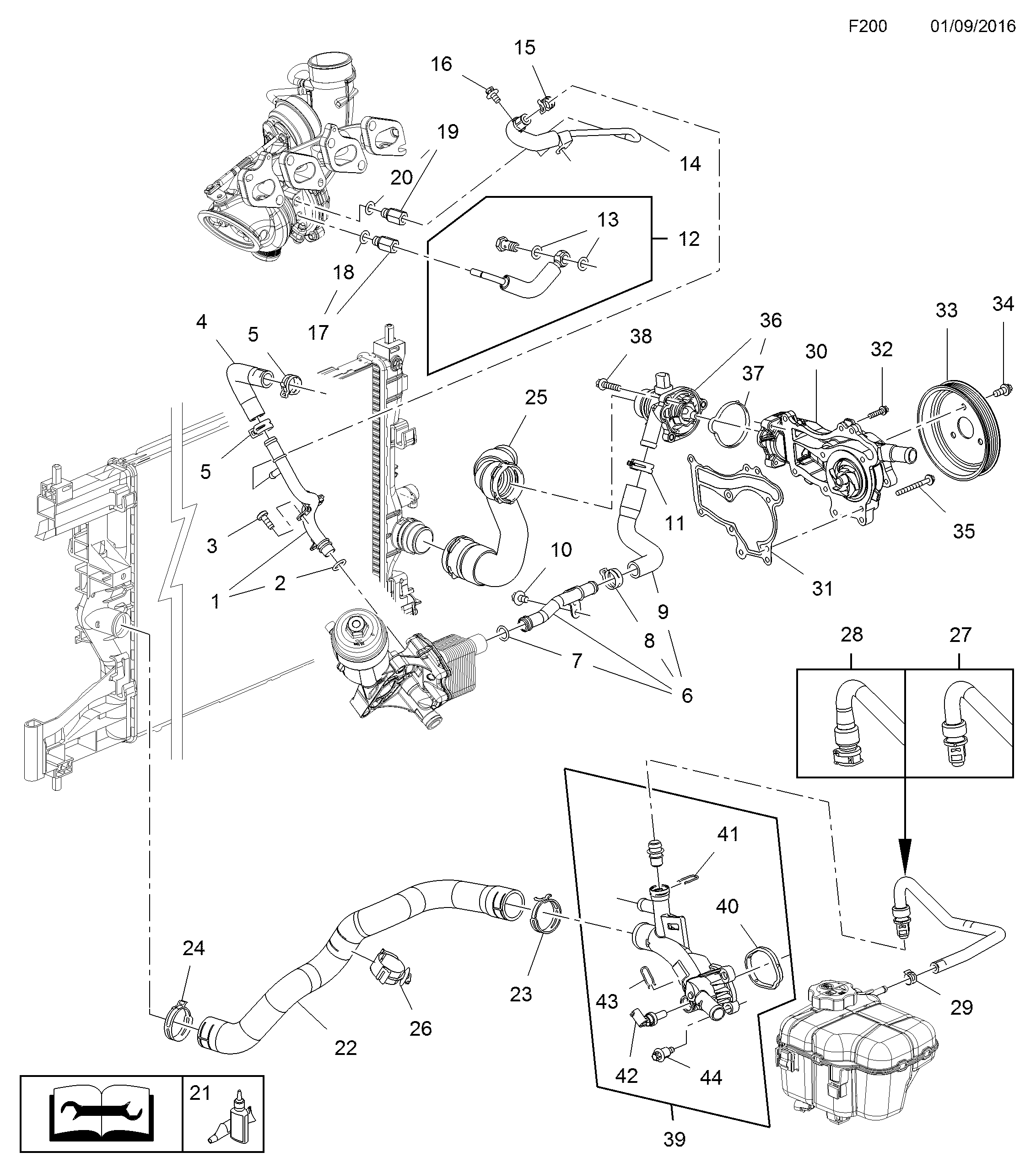 Vauxhall 1338030 - Termostaatti, jäähdytysneste inparts.fi