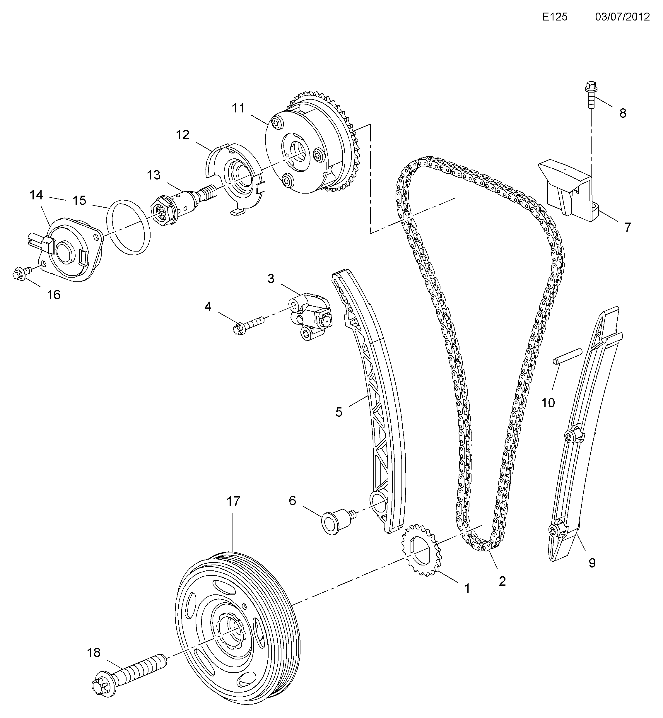 Opel 614181 - Hihnapyörä, kampiakseli inparts.fi