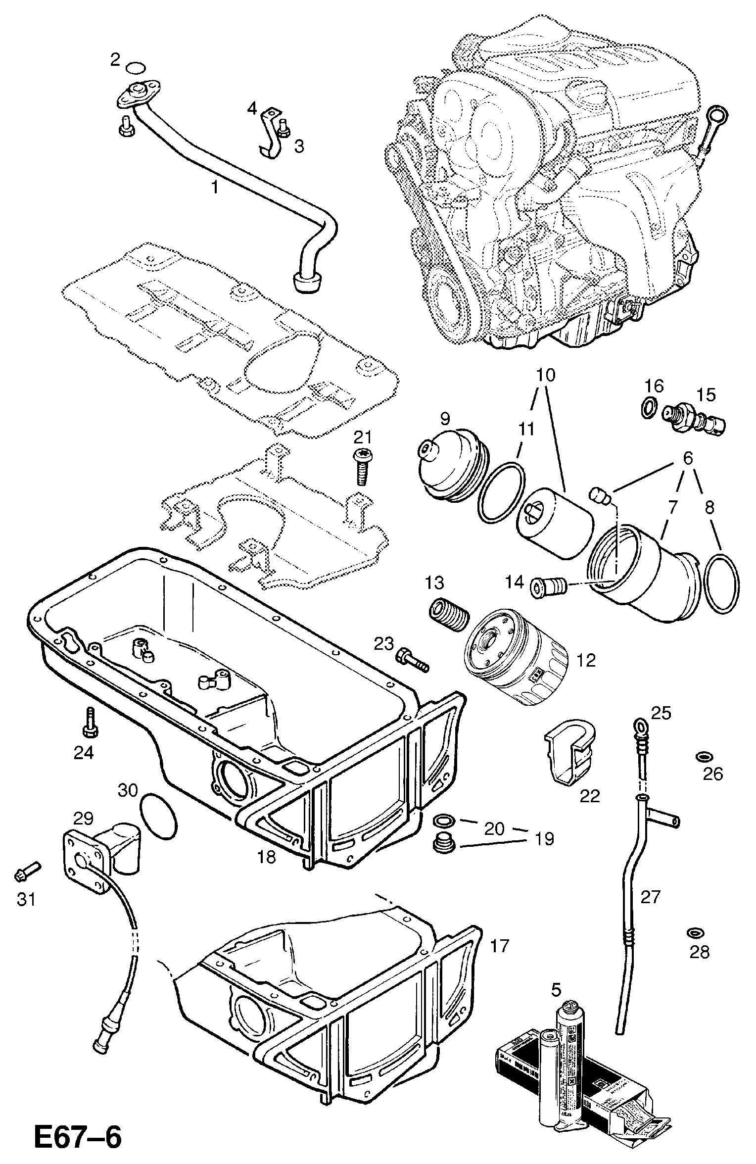 Opel 5650905 - Tiiviste, öljynsuodatimen kotelo inparts.fi