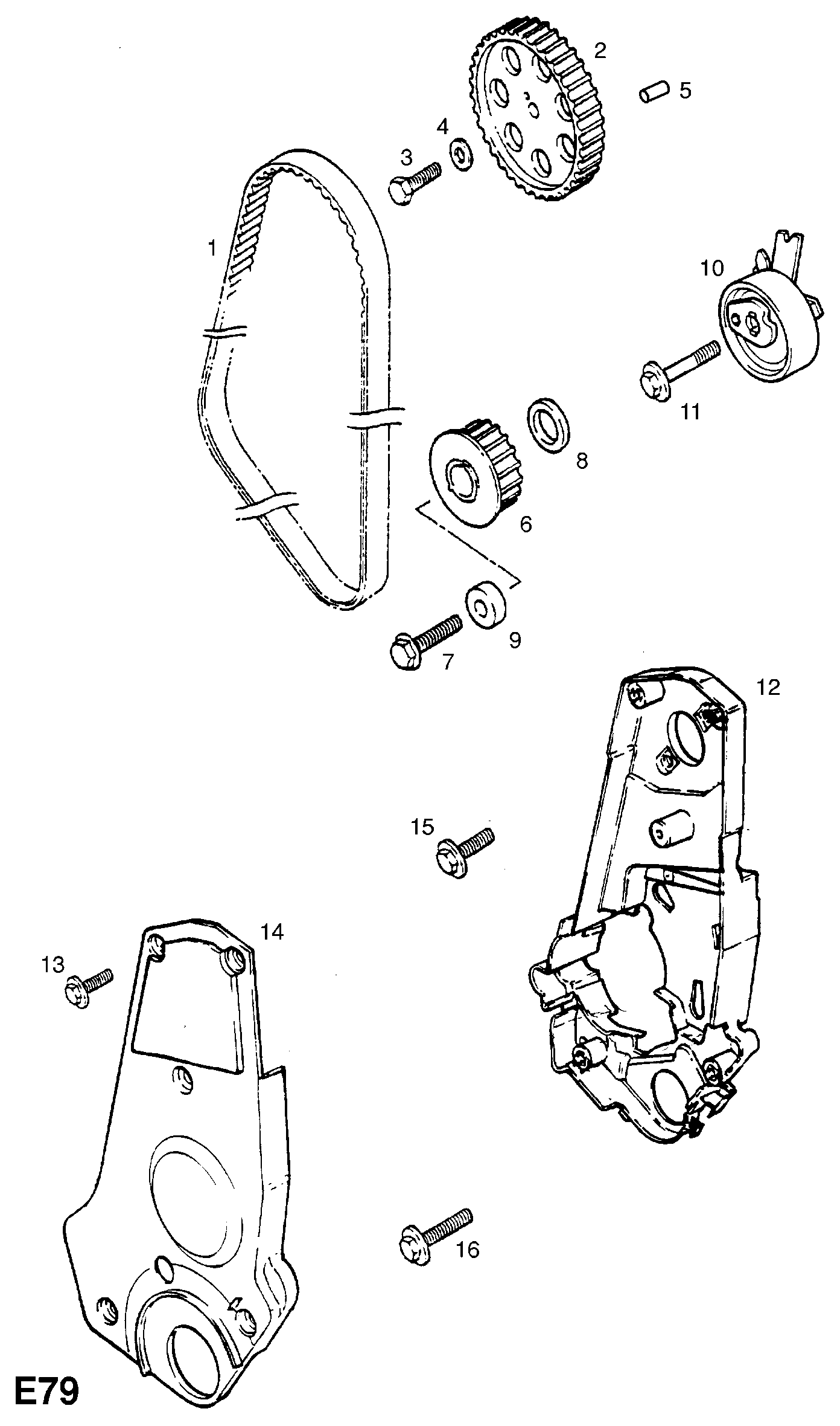 Vauxhall 636568 - Hammashihnat inparts.fi