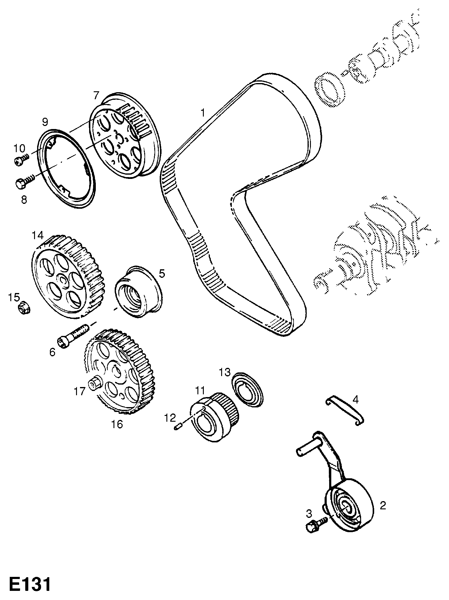 ISUZU 6 36 730 - Ohjainrulla, hammashihna inparts.fi