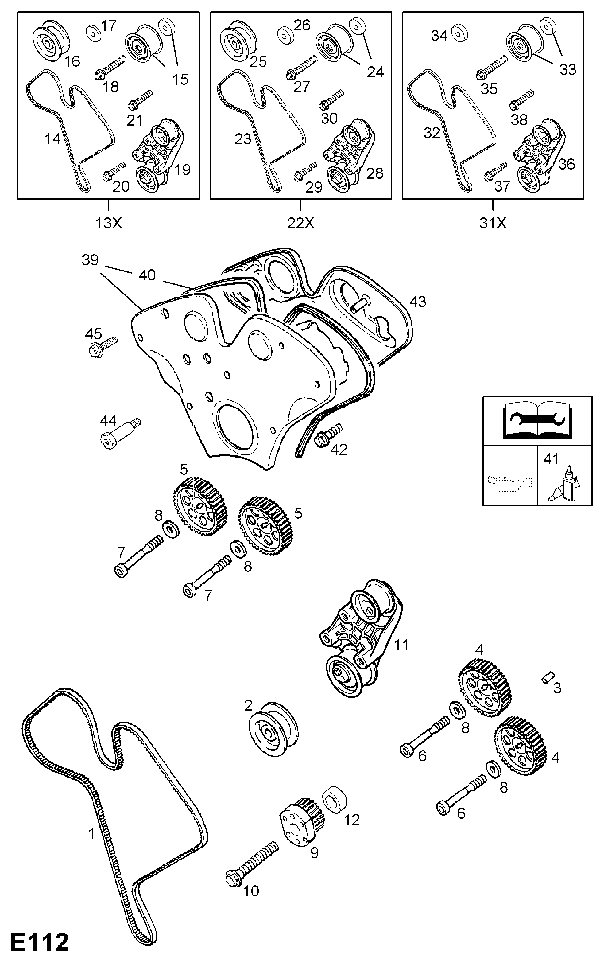 Vauxhall 6 36 579 - Hammashihnat inparts.fi