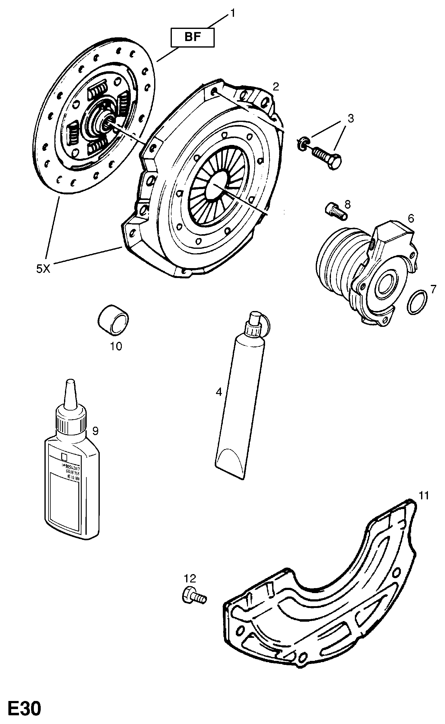 Opel 6 79 344 - Irroitusmekanismi, kytkin inparts.fi