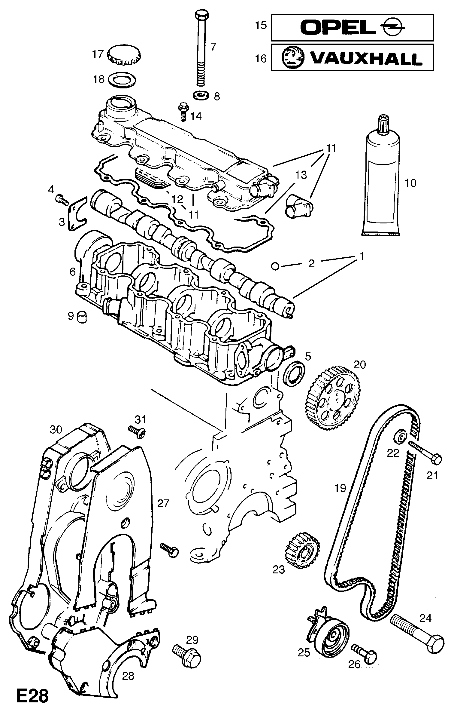 Opel 650 094 - Korkki inparts.fi