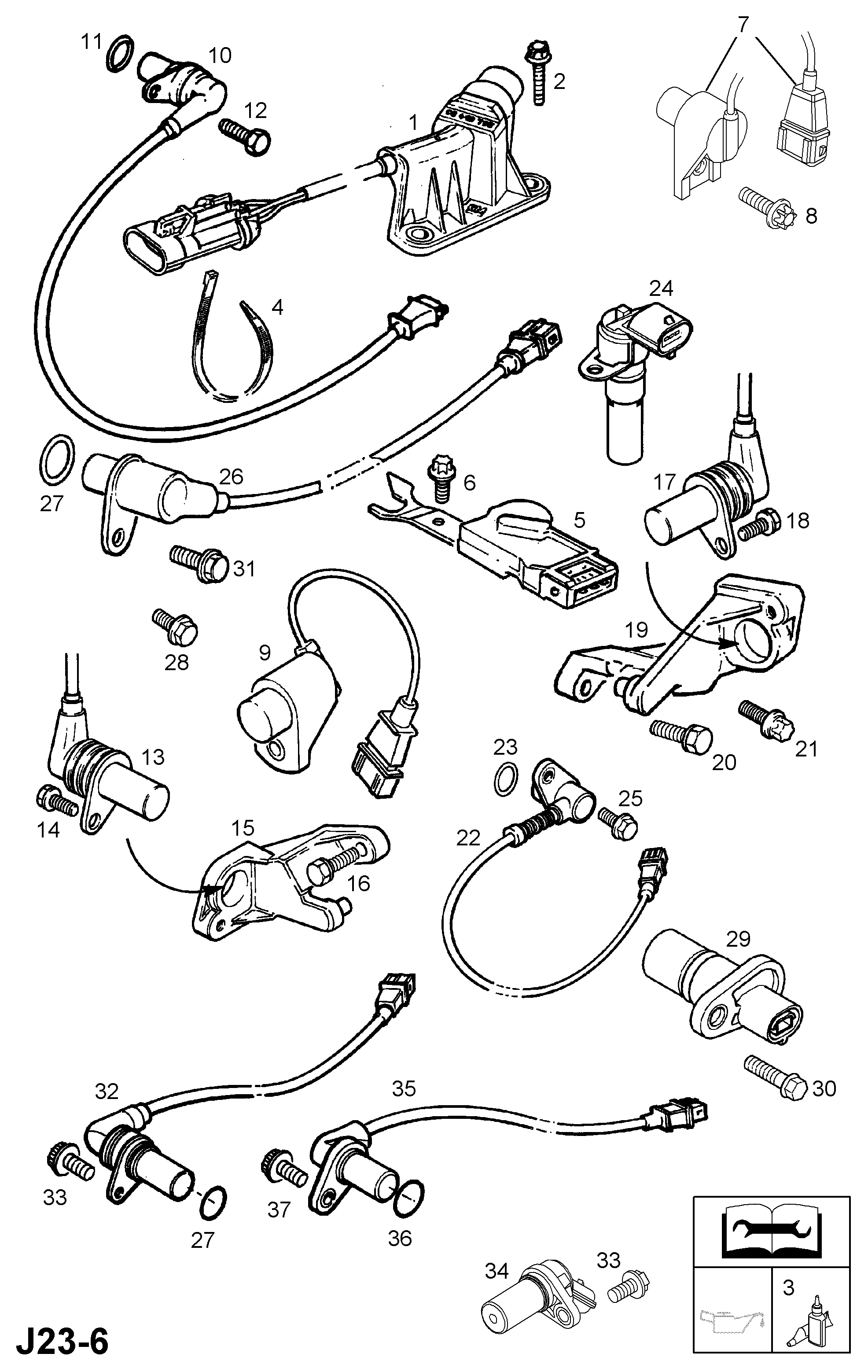 Opel 62 38 376 - Impulssianturi, kampiakseli inparts.fi