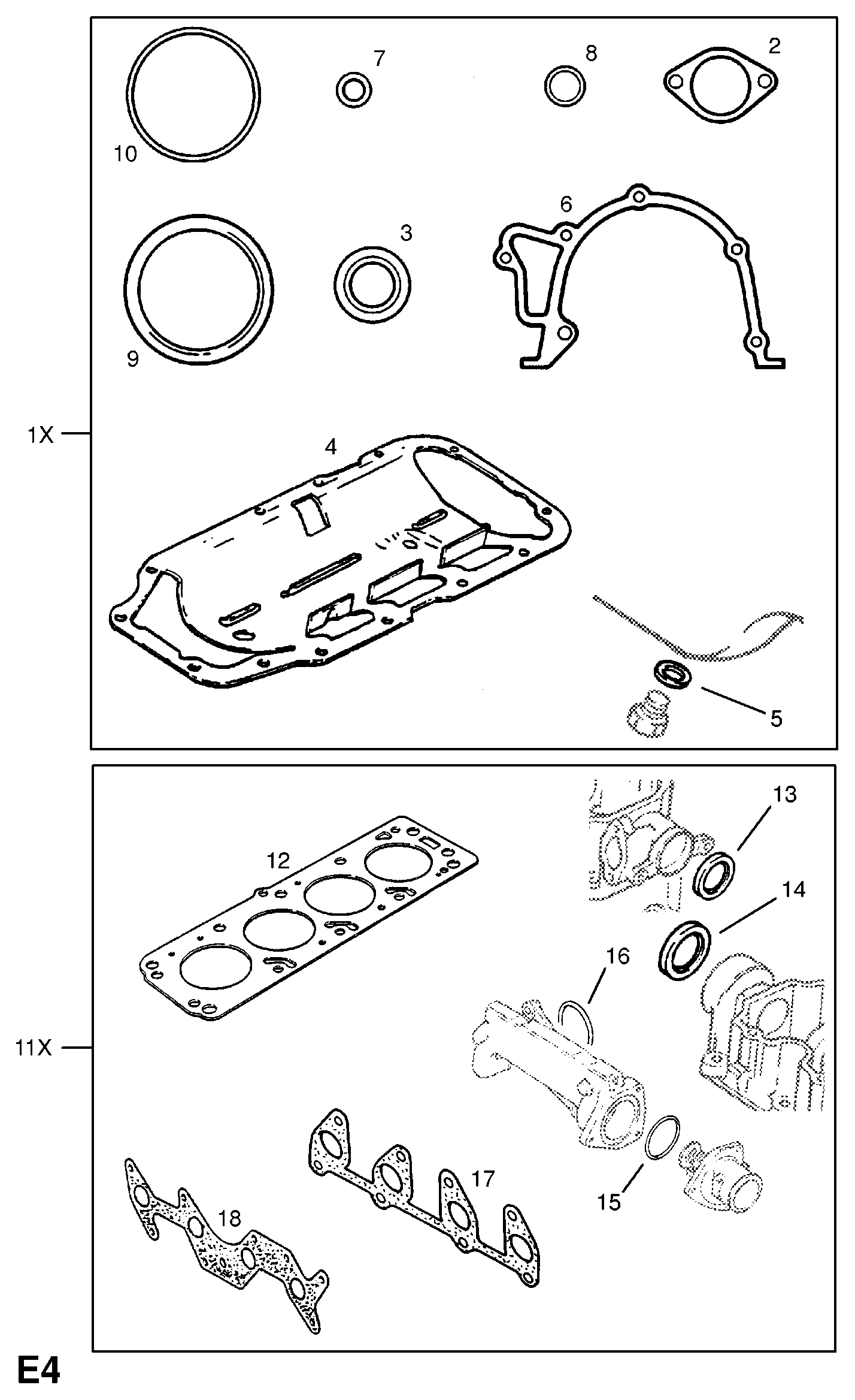 Opel 6 38 194 - Akselitiiviste, nokka-akseli inparts.fi