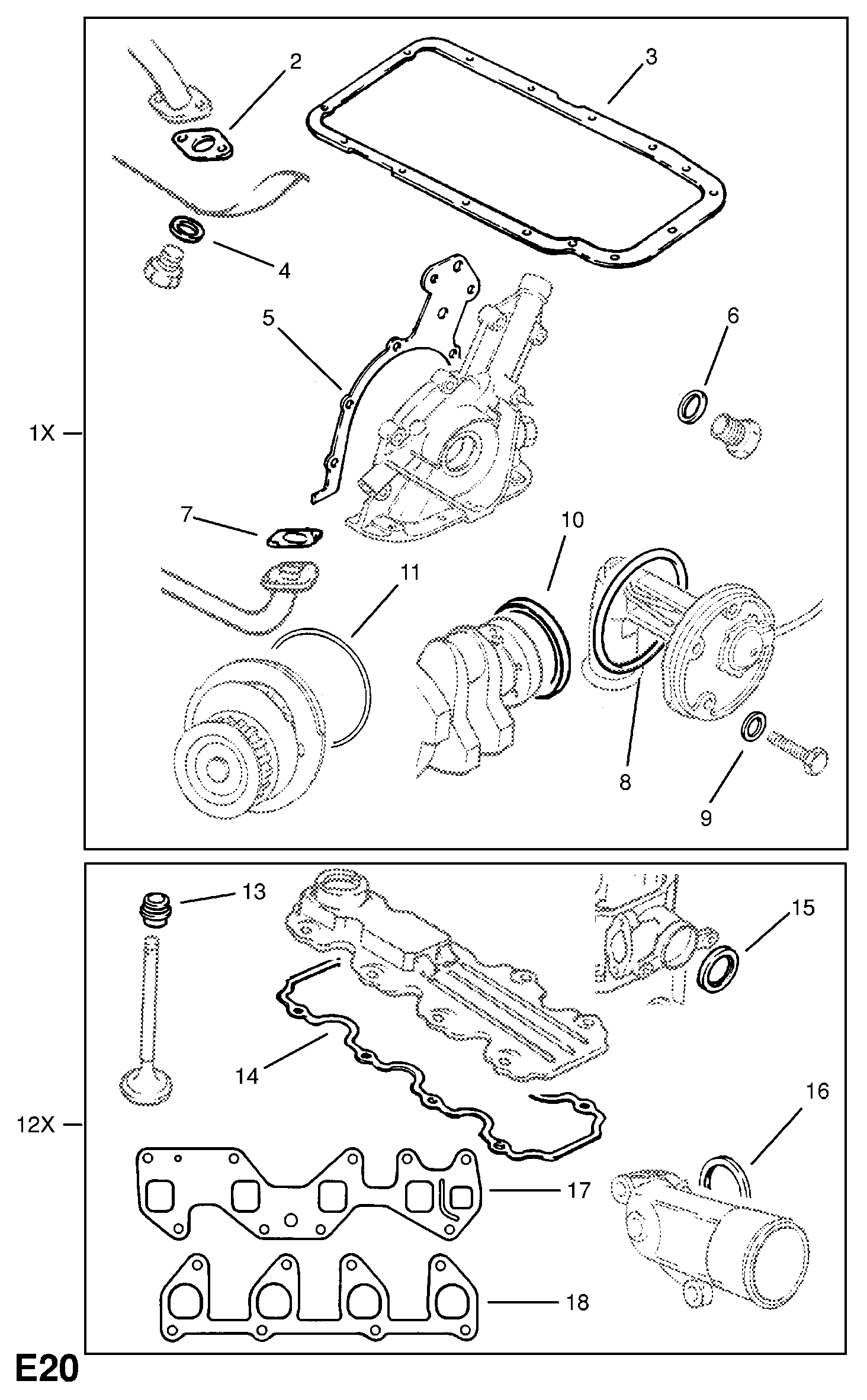 Opel 8 50 522 - Tiiviste, imusarja inparts.fi