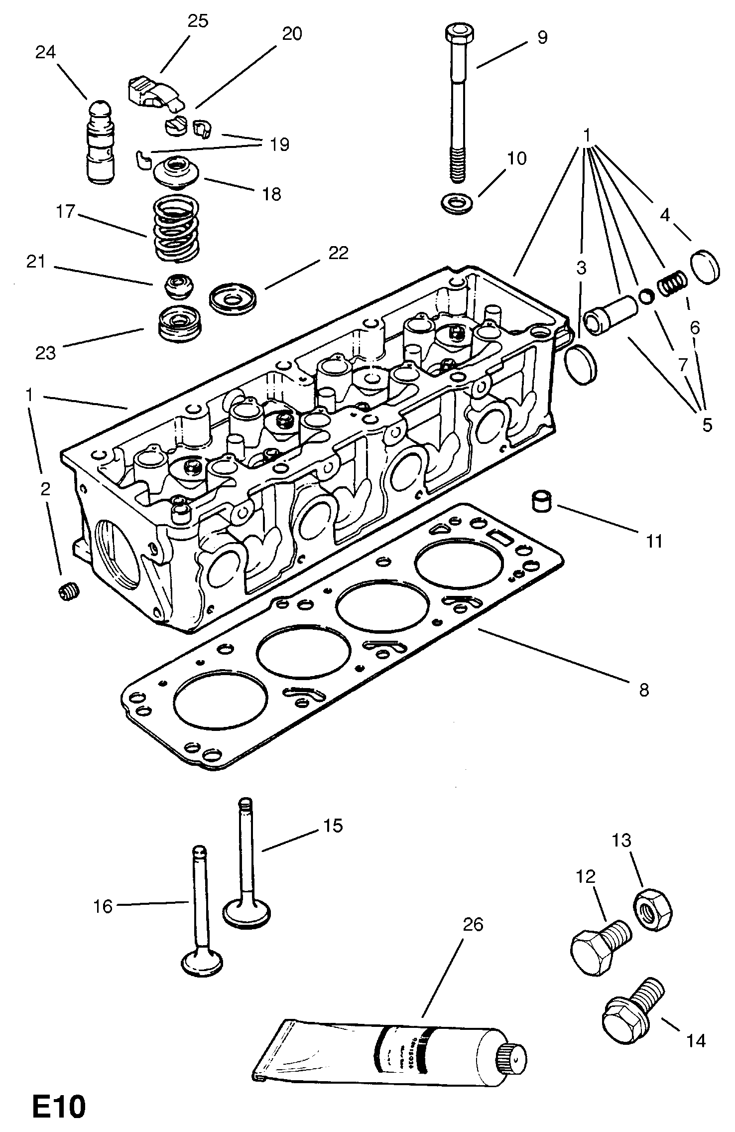 Opel 6 40 581 - Vipupainin, moottorin säätö inparts.fi