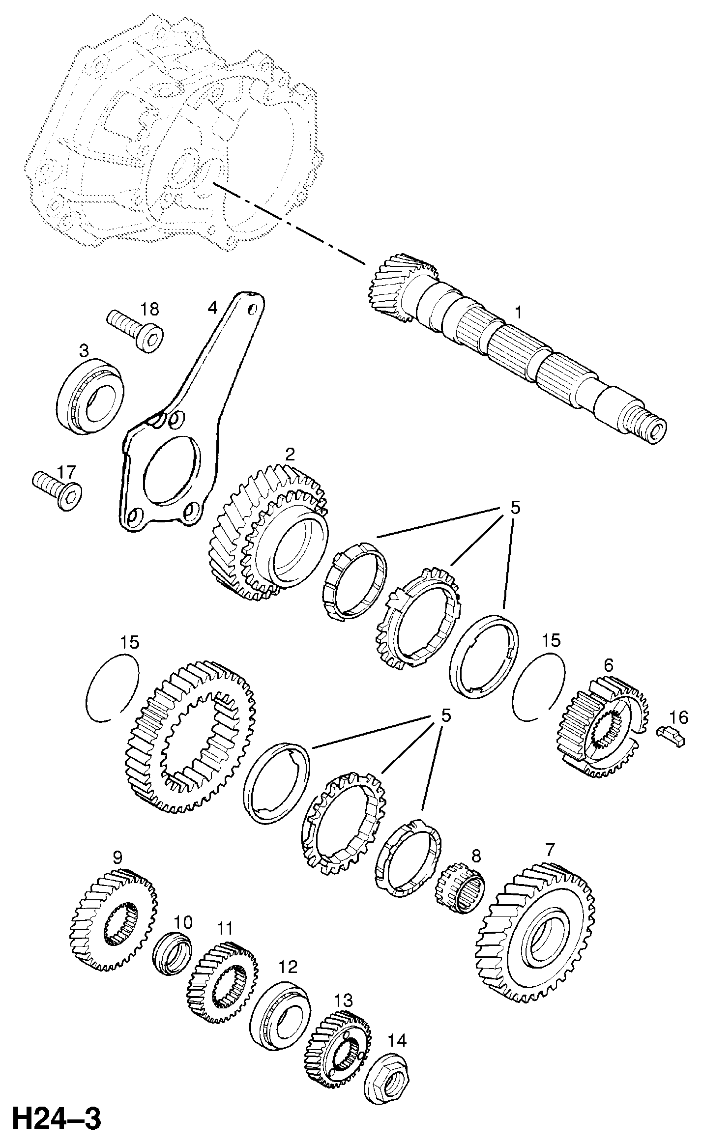 Opel 1607286 - Pyöränlaakerisarja inparts.fi