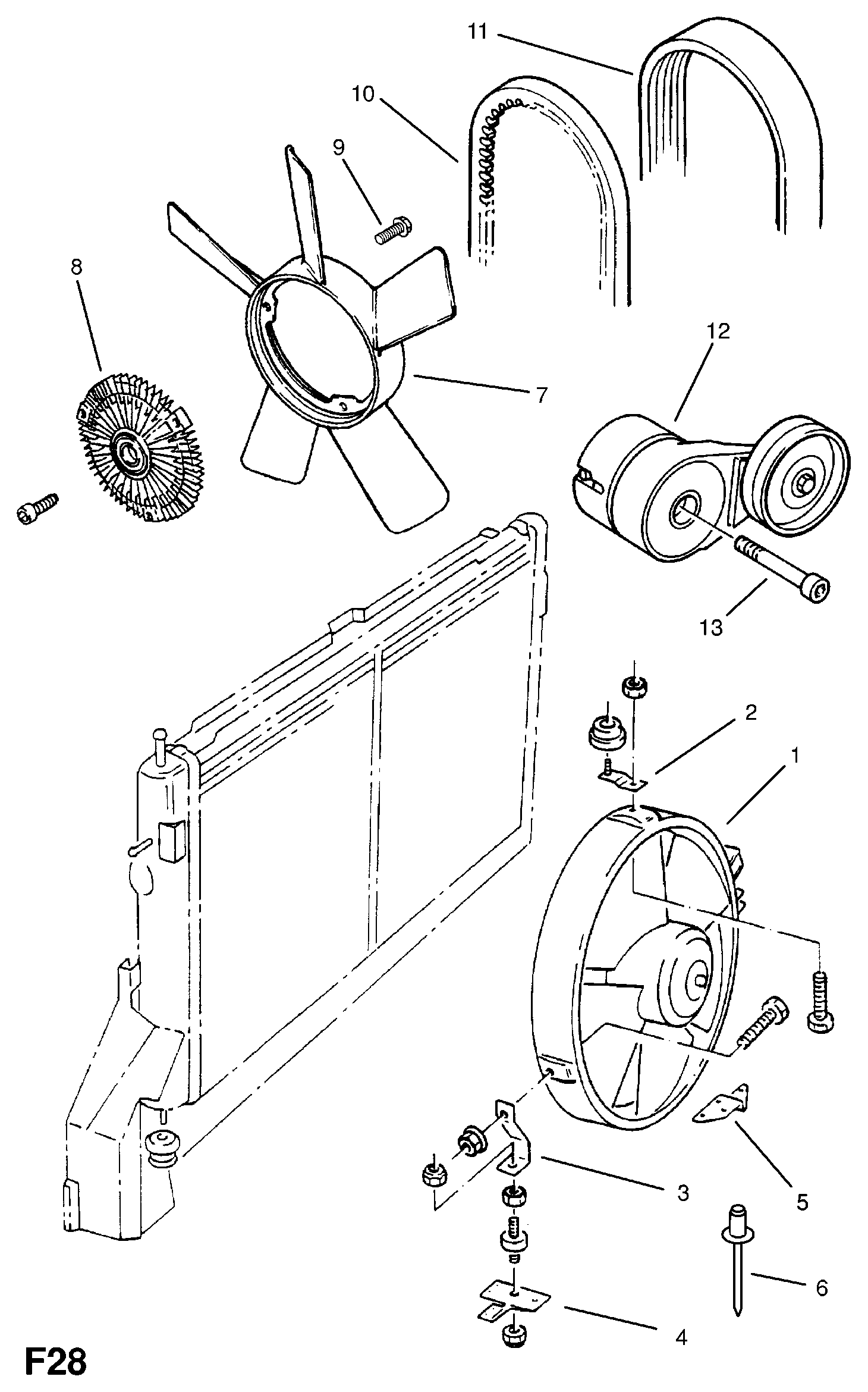 Vauxhall 1340728 - Moniurahihna inparts.fi