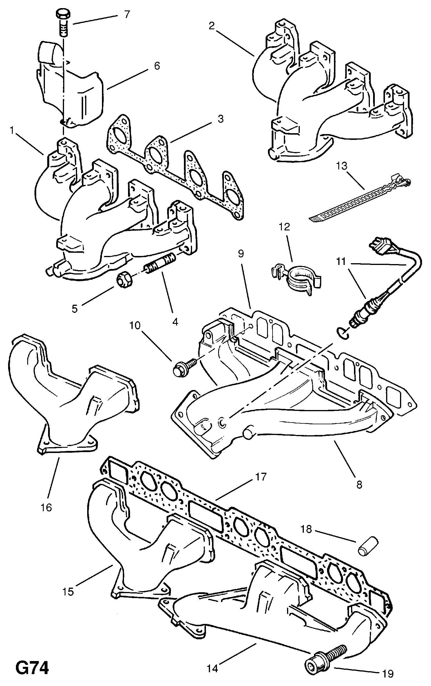 Opel 8 55 304 - Lambdatunnistin inparts.fi