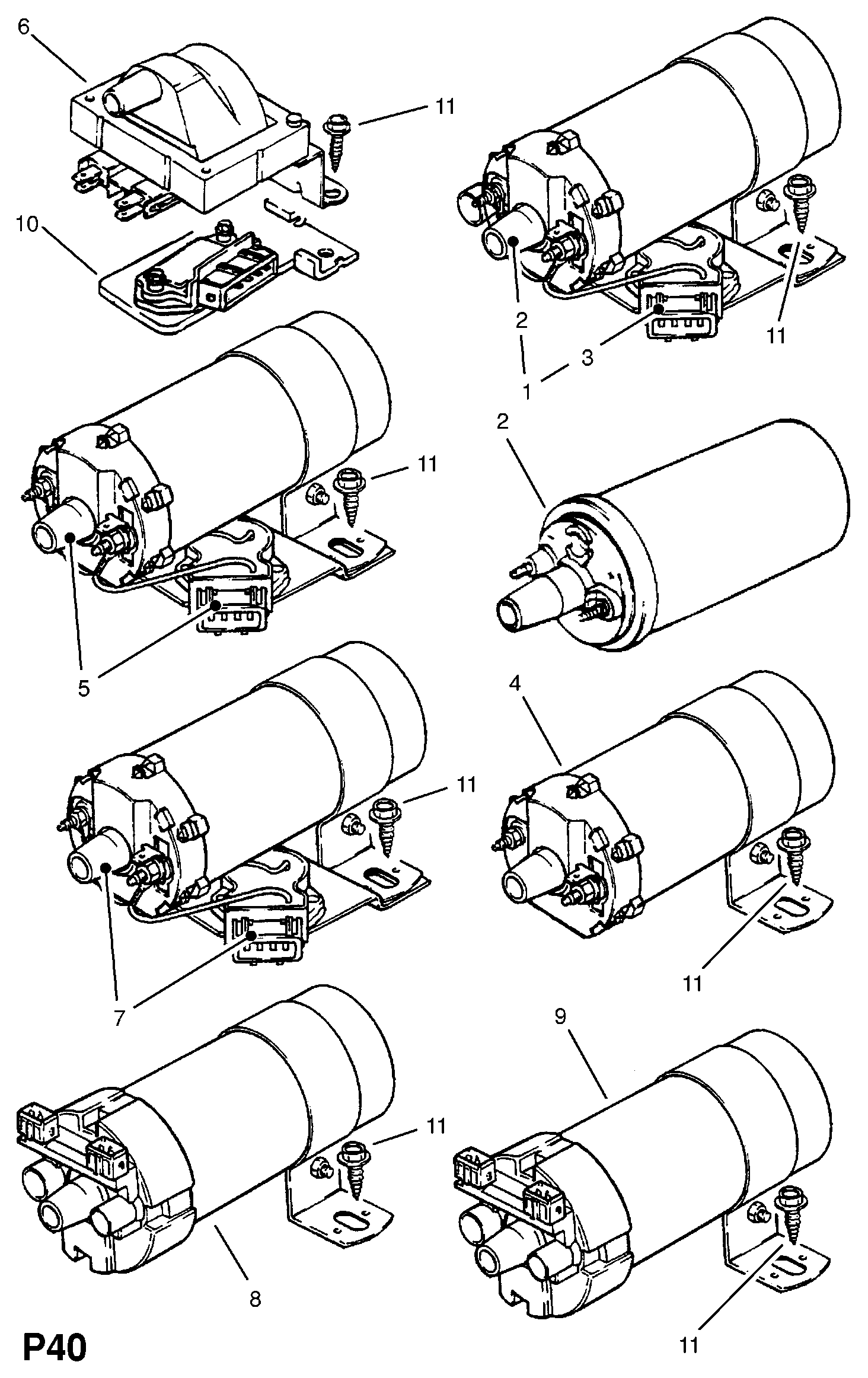 Opel 12 08 070 - Sytytyspuola inparts.fi