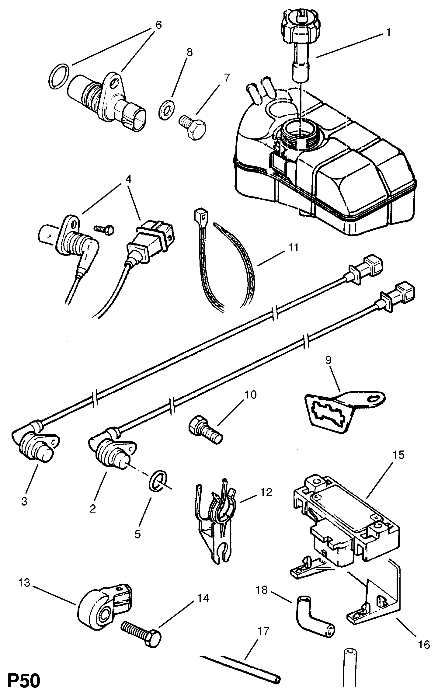 DAEWOO 1238782 - SENSOR, CRANKSHAFT REVOLUTIONS (NLS.- USE 90483739  62 38 393) inparts.fi