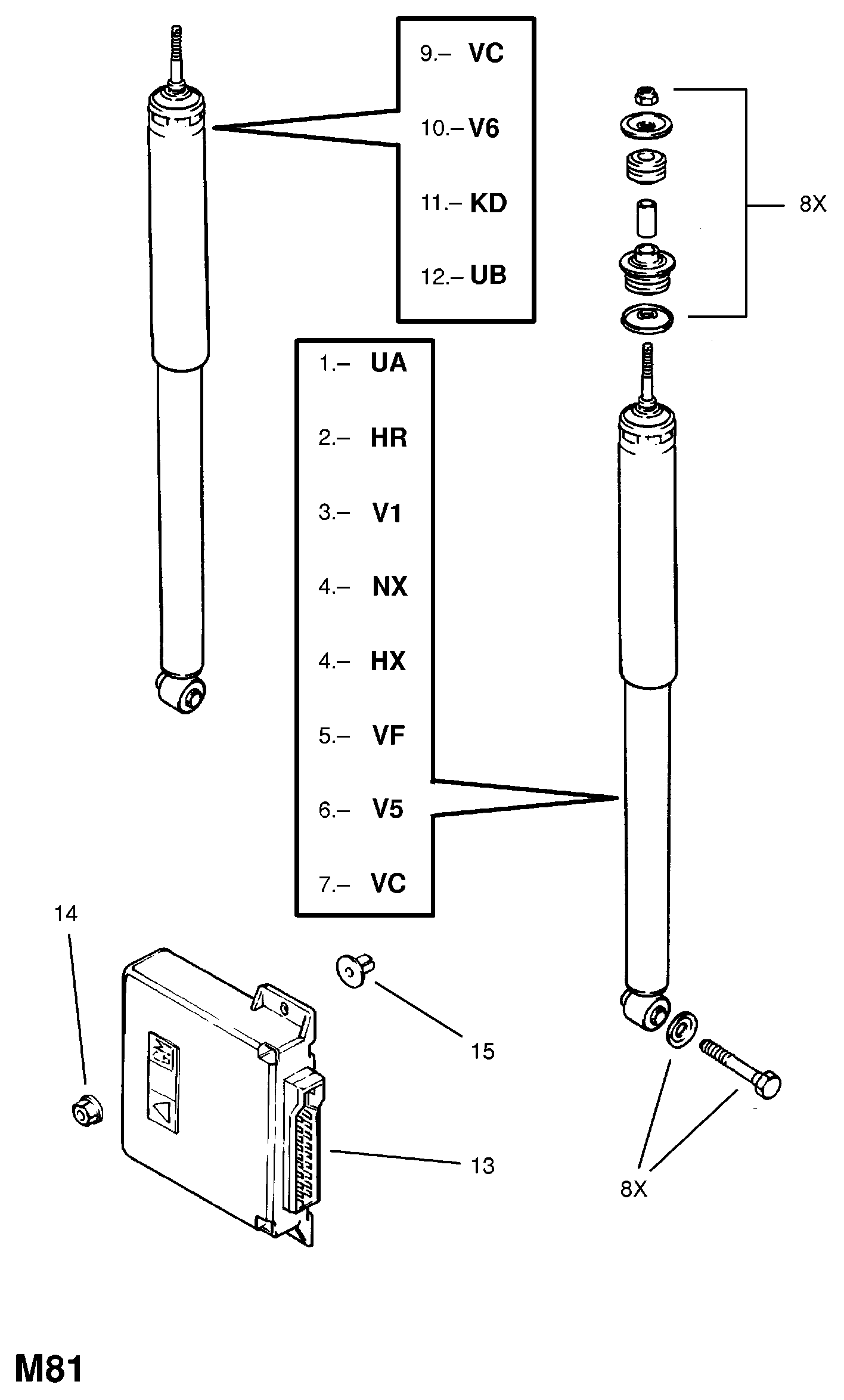 Opel 436 057 - Iskunvaimennin inparts.fi