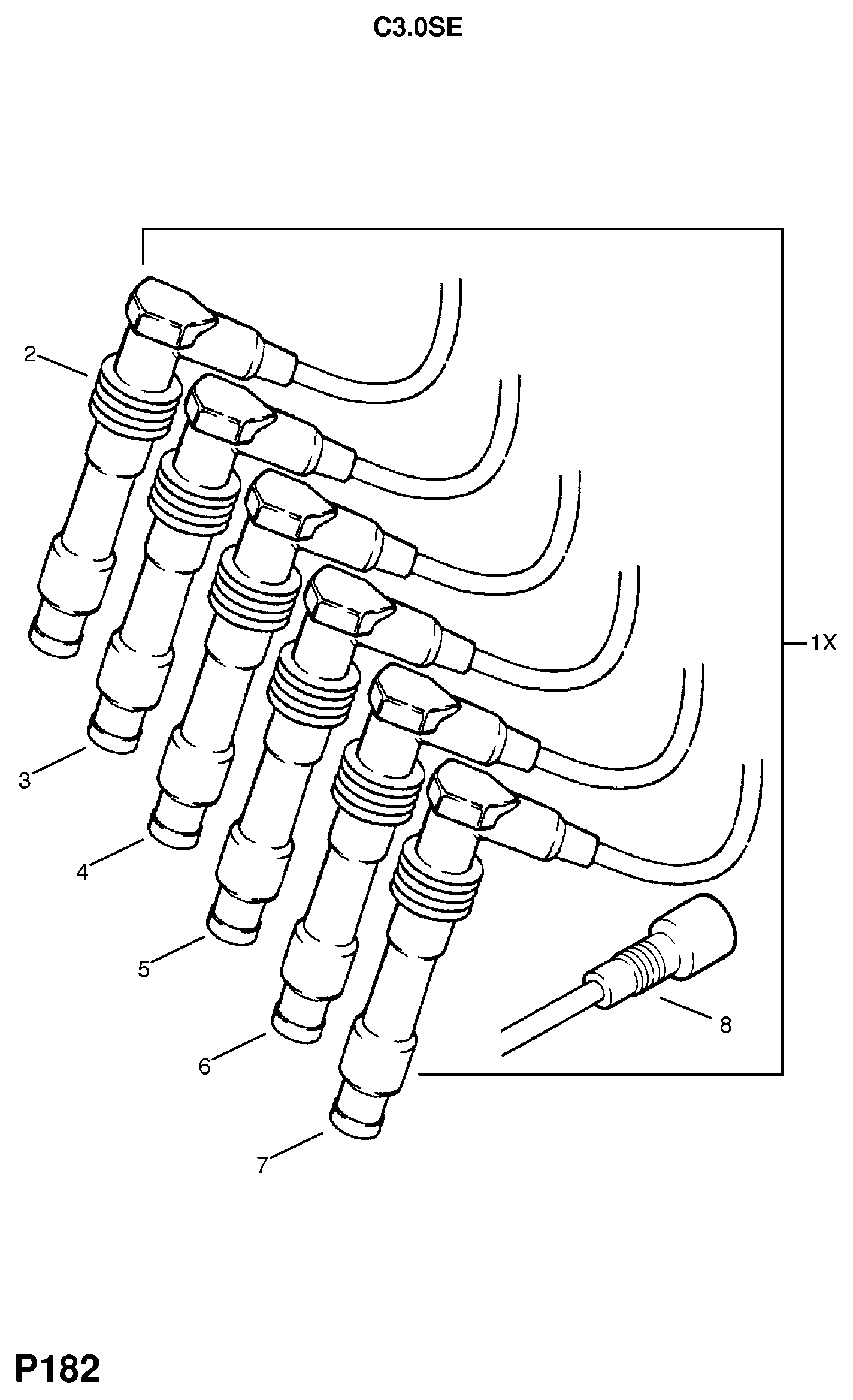 Opel 16 12 585 - Sytytysjohtosarja inparts.fi