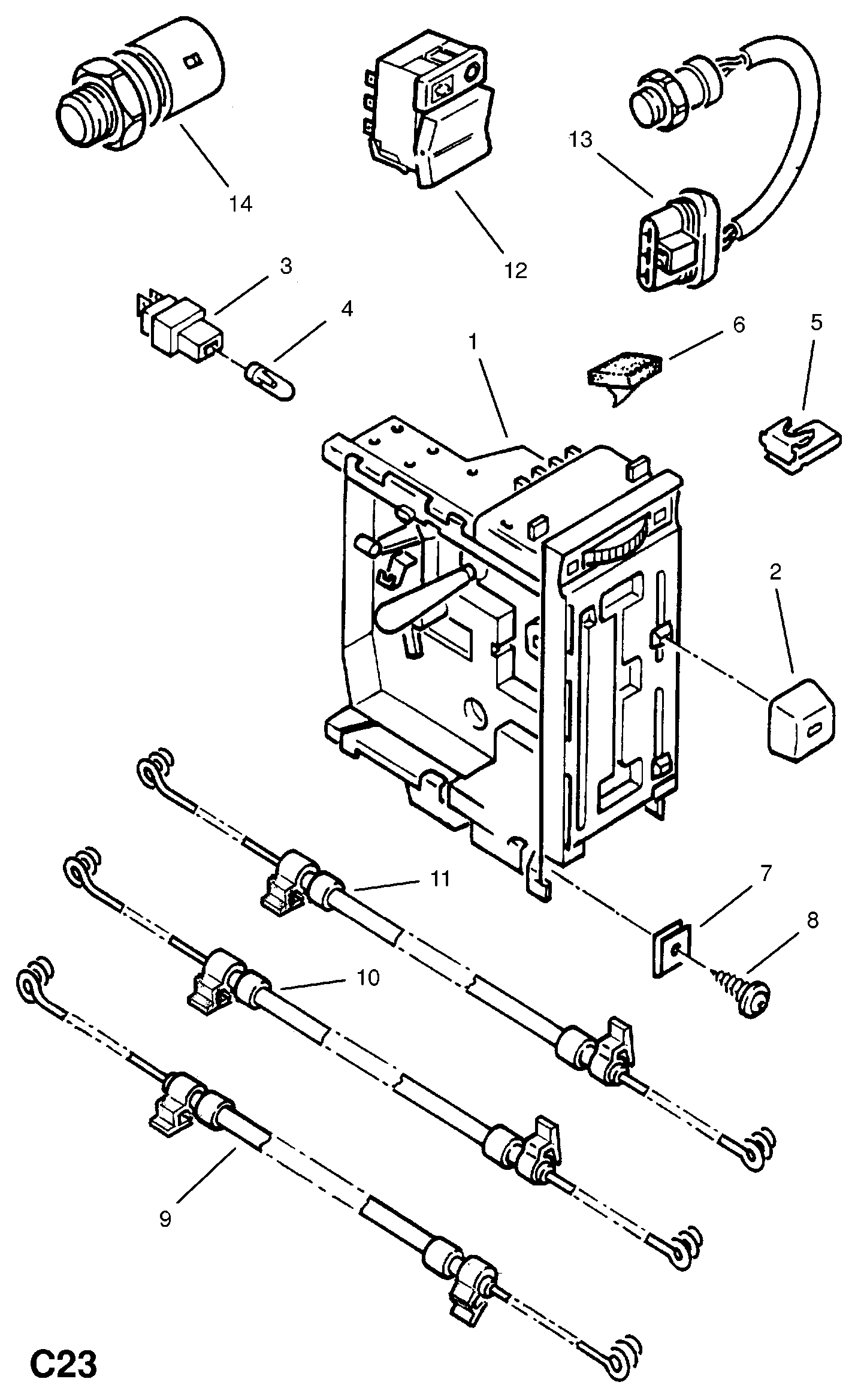 Vauxhall 1846324 - Lämpökytkin, jäähdyttimen puhallin inparts.fi