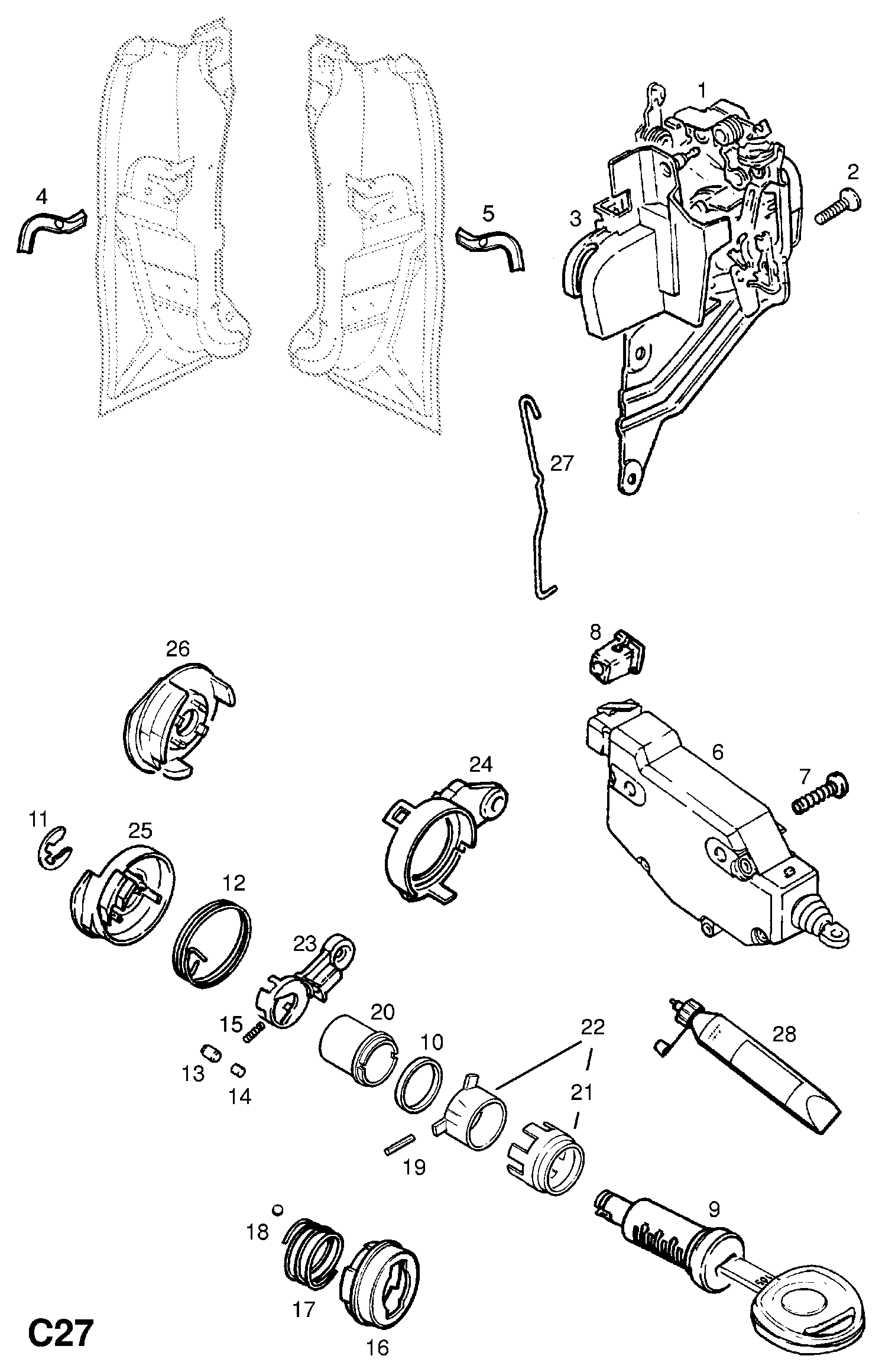 Vauxhall 22 40 802 - Mutteri inparts.fi