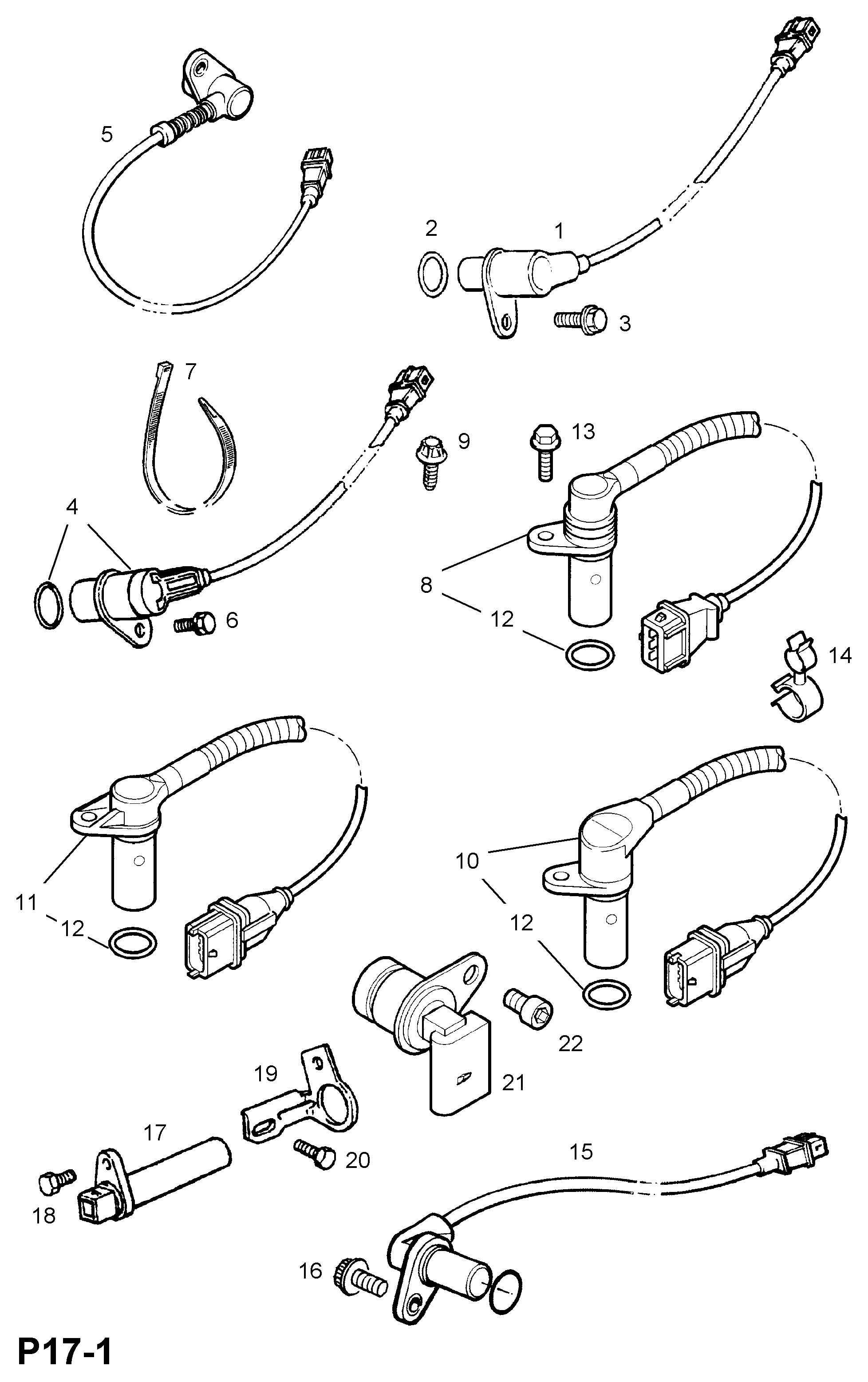 Opel 1238740 - Impulssianturi, kampiakseli inparts.fi