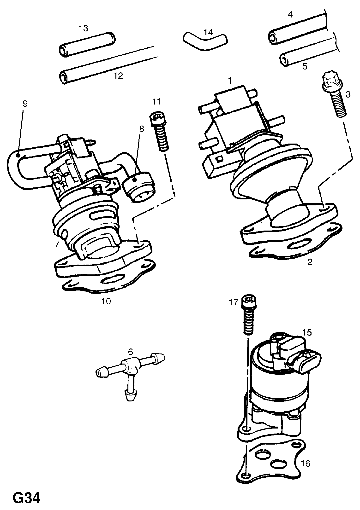 Opel 8 50 423 - Tiiviste, EGR-venttiili inparts.fi