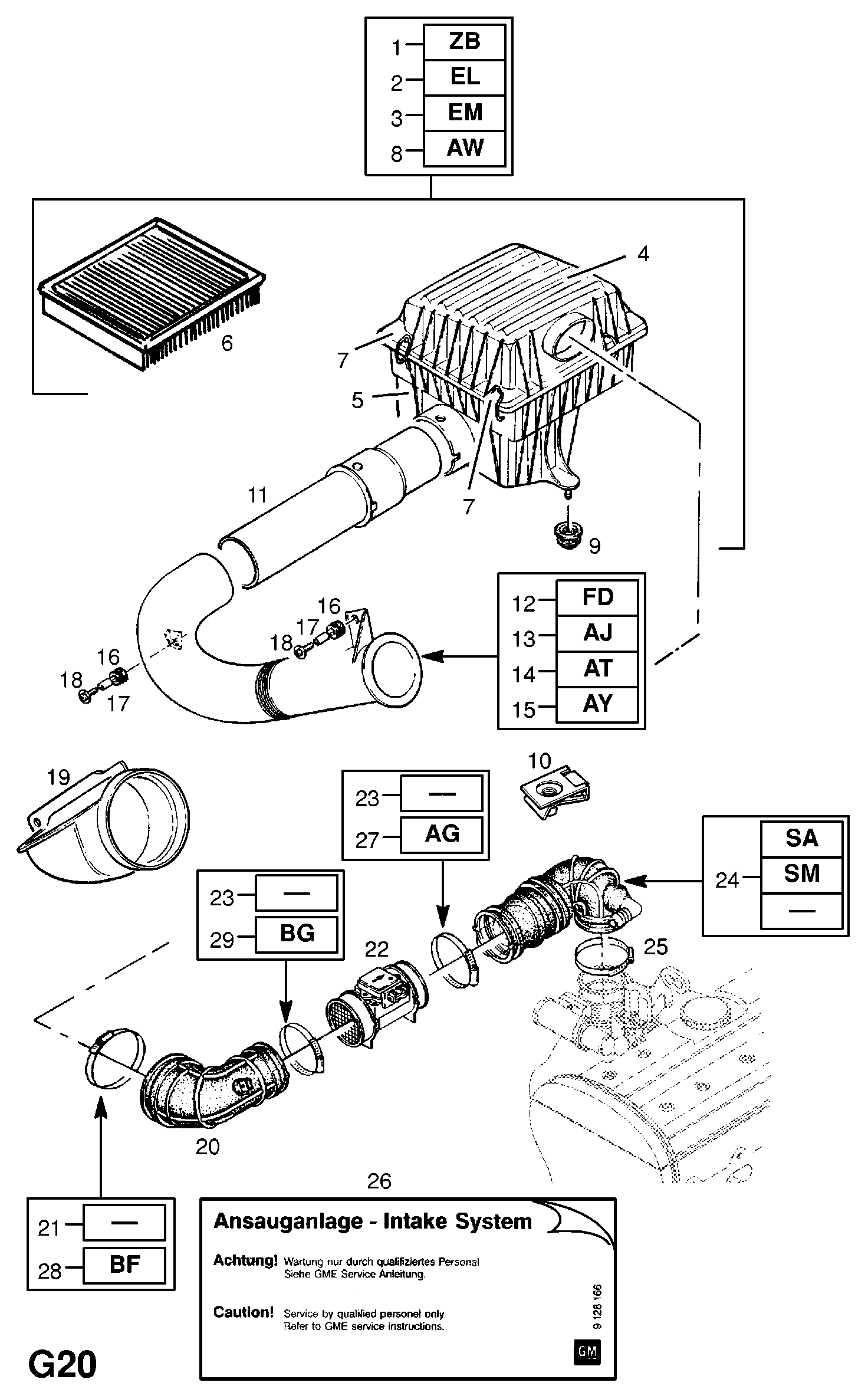 Opel 835607 - Ilmansuodatin inparts.fi