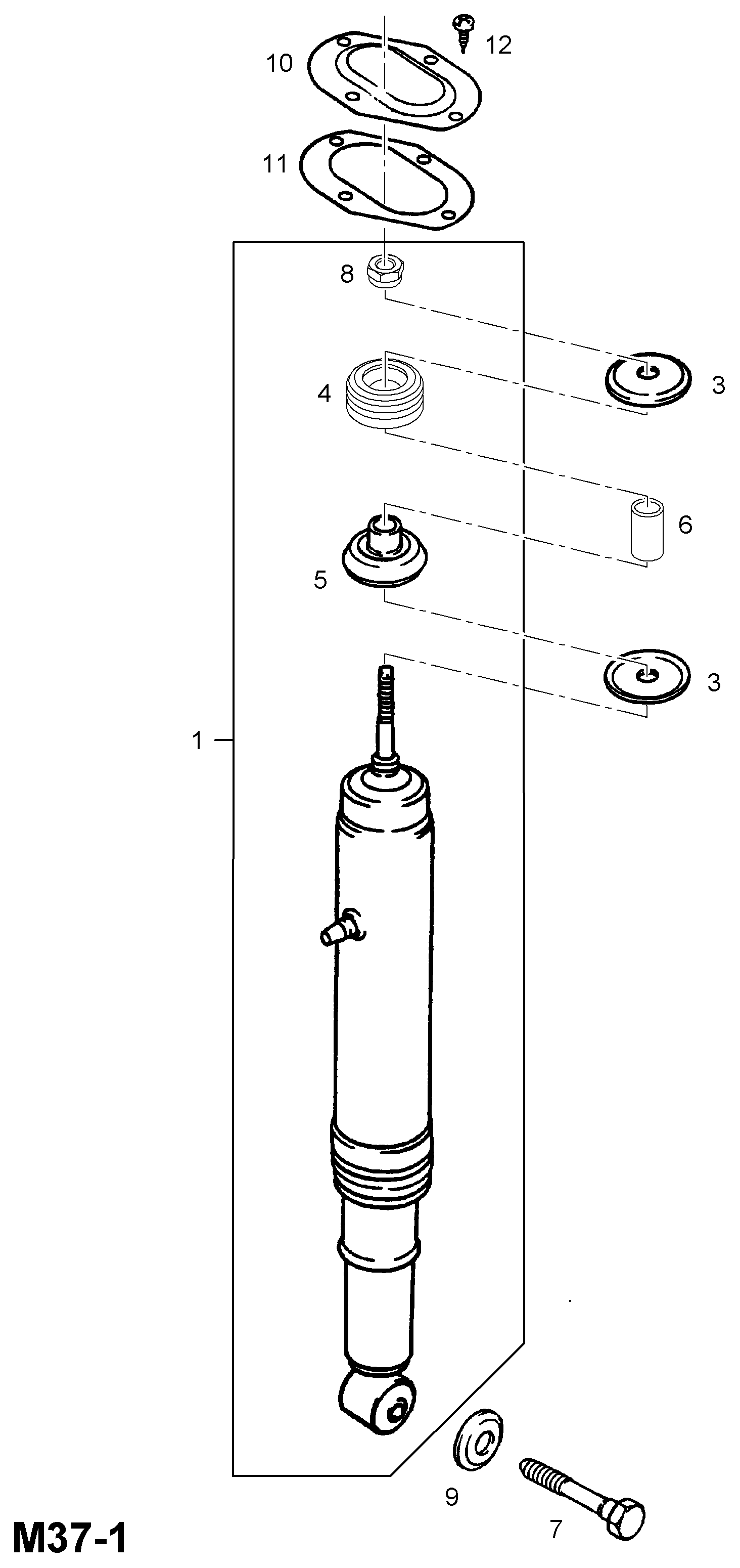 Opel 436274 - Iskunvaimennin inparts.fi