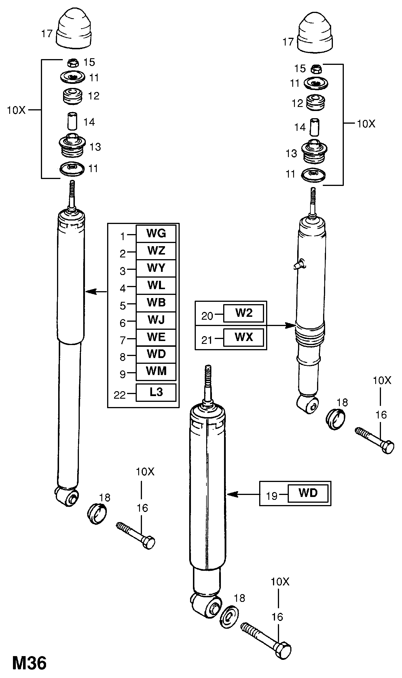 Opel 436163 - Iskunvaimennin inparts.fi