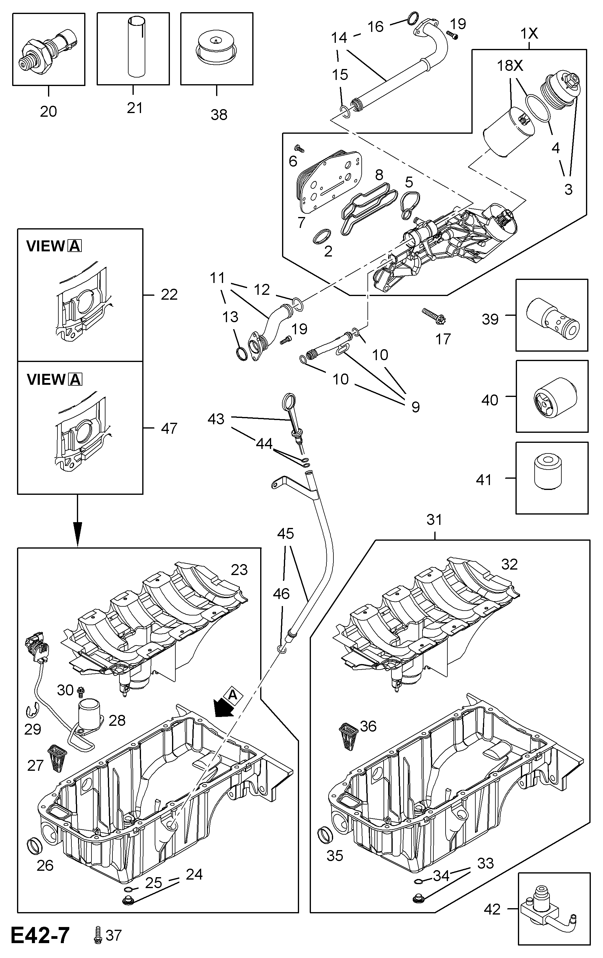 Opel 12 47 680 - Tunnistin, öljynpaine inparts.fi