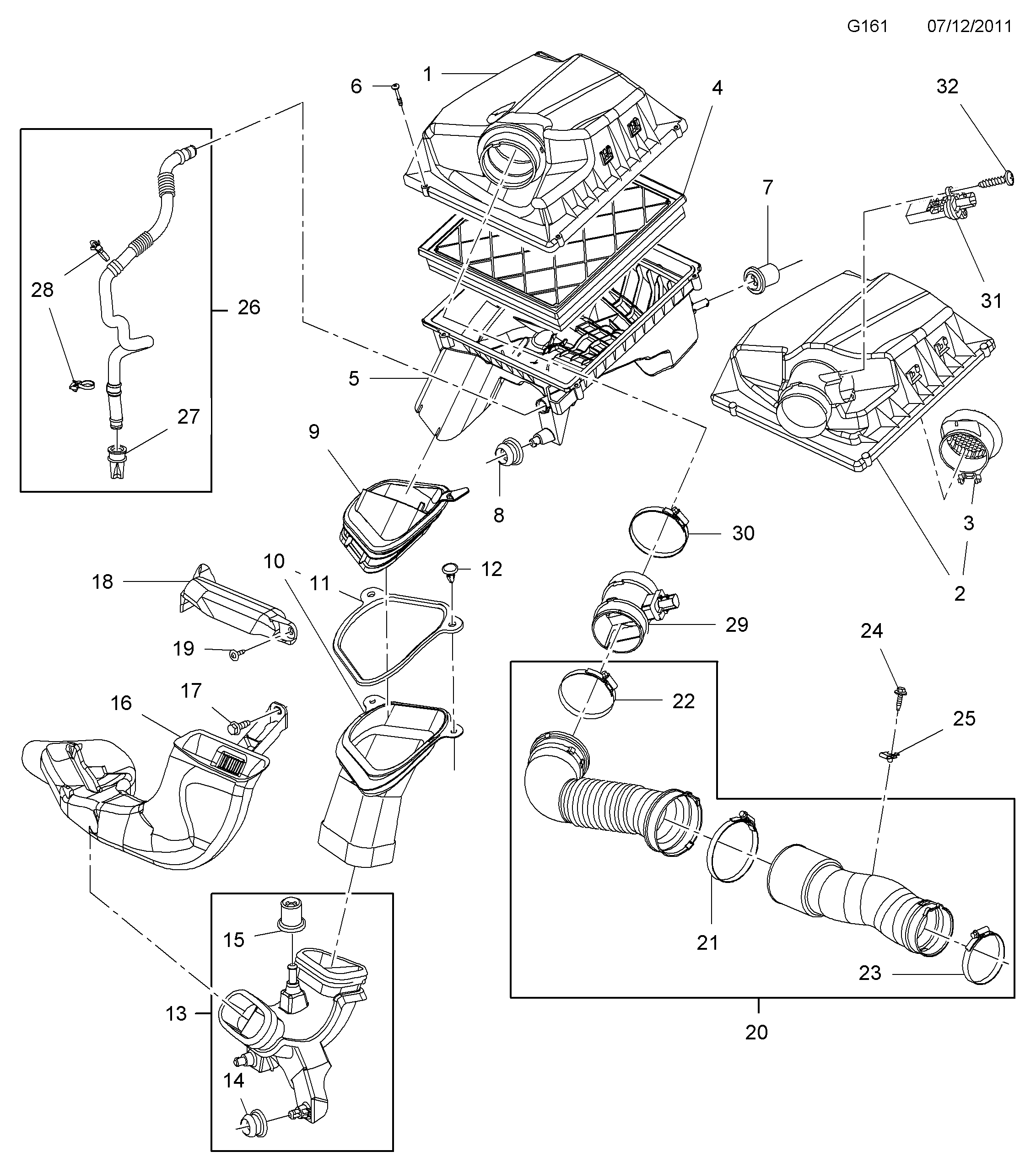 Opel 8 34 132 - Ilmansuodatin inparts.fi