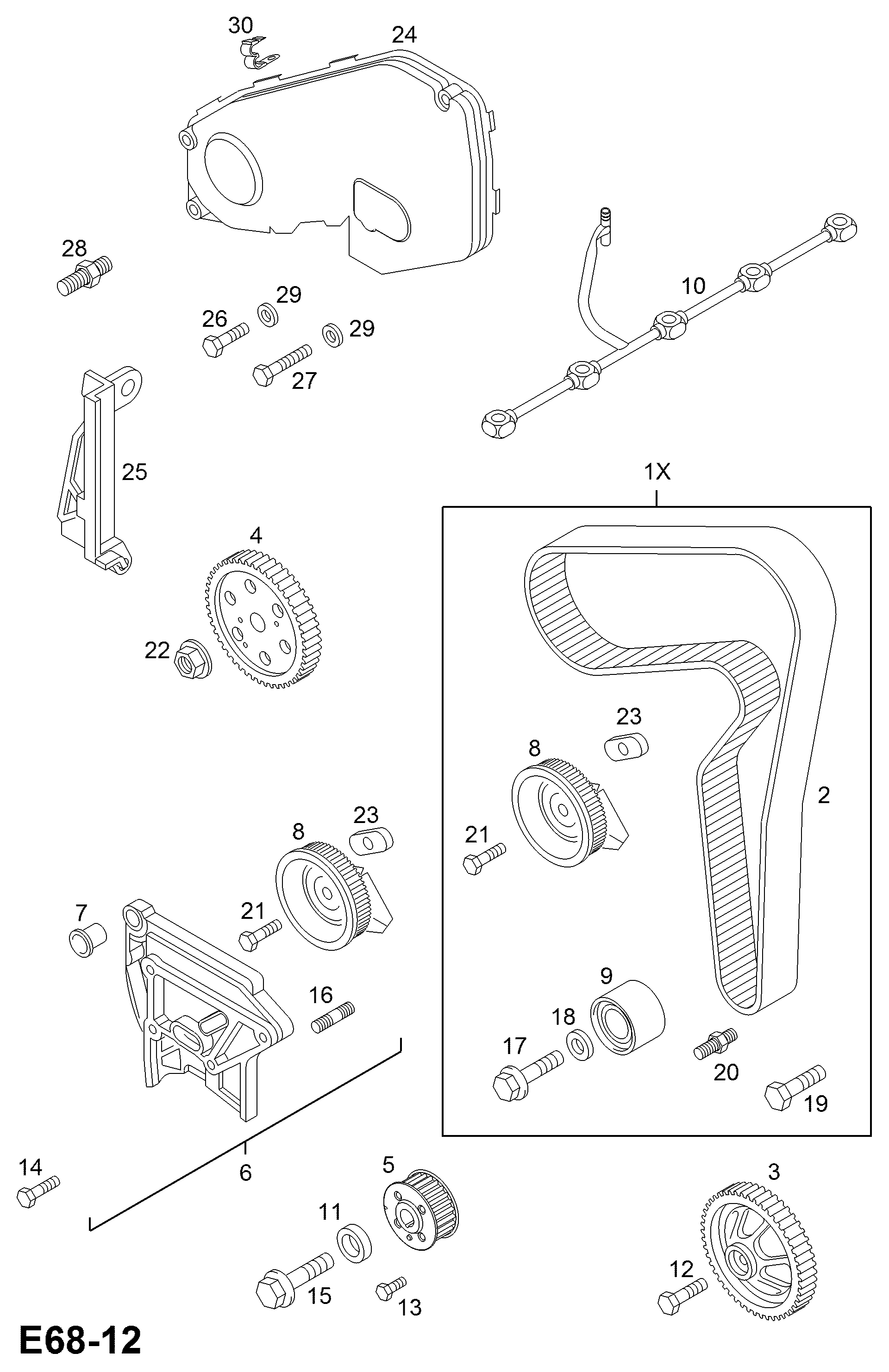 Opel 56 36 456 - Kiristysrulla, hammashihnat inparts.fi