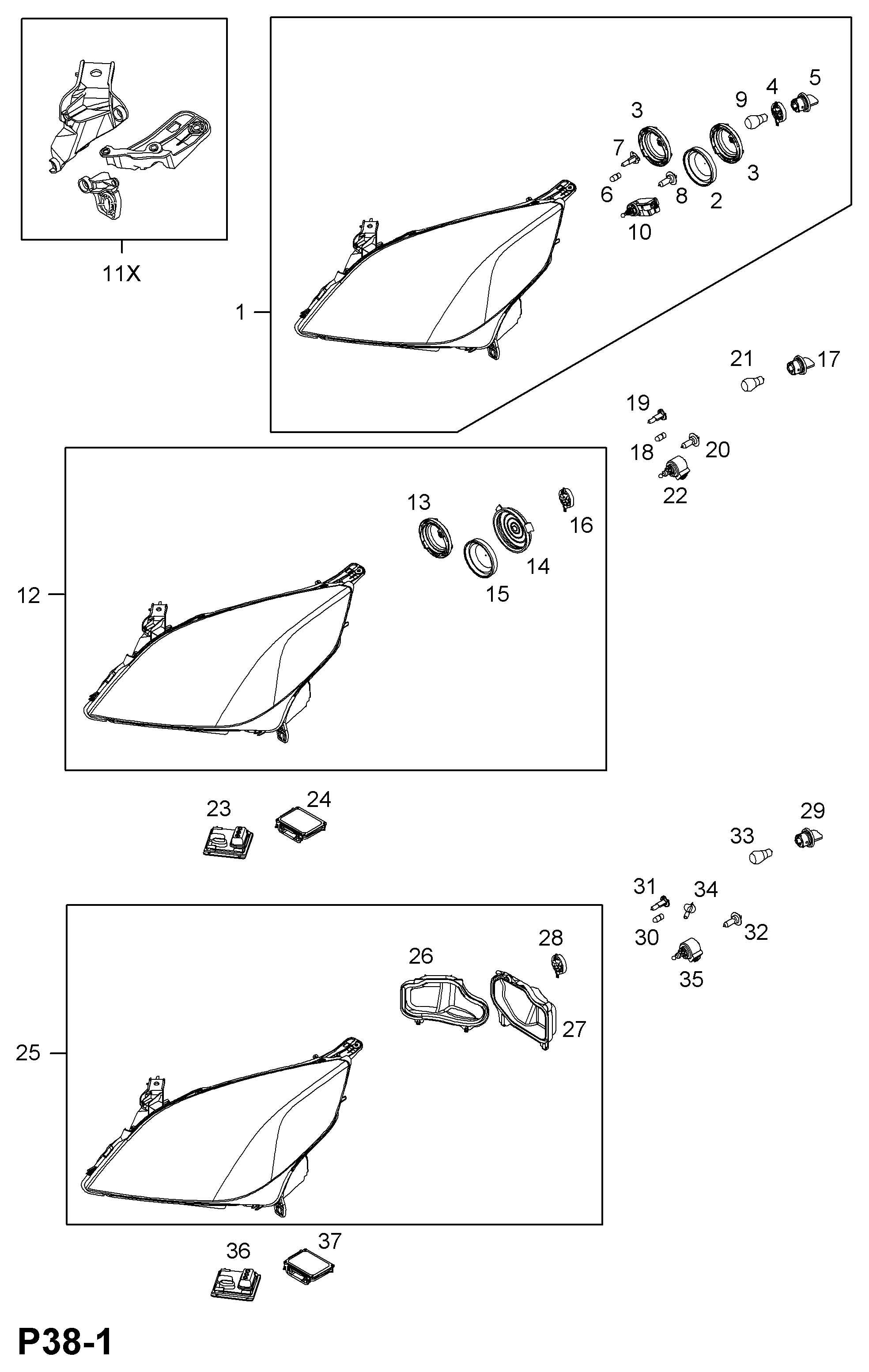 Opel 1216576 - Ajovalo inparts.fi