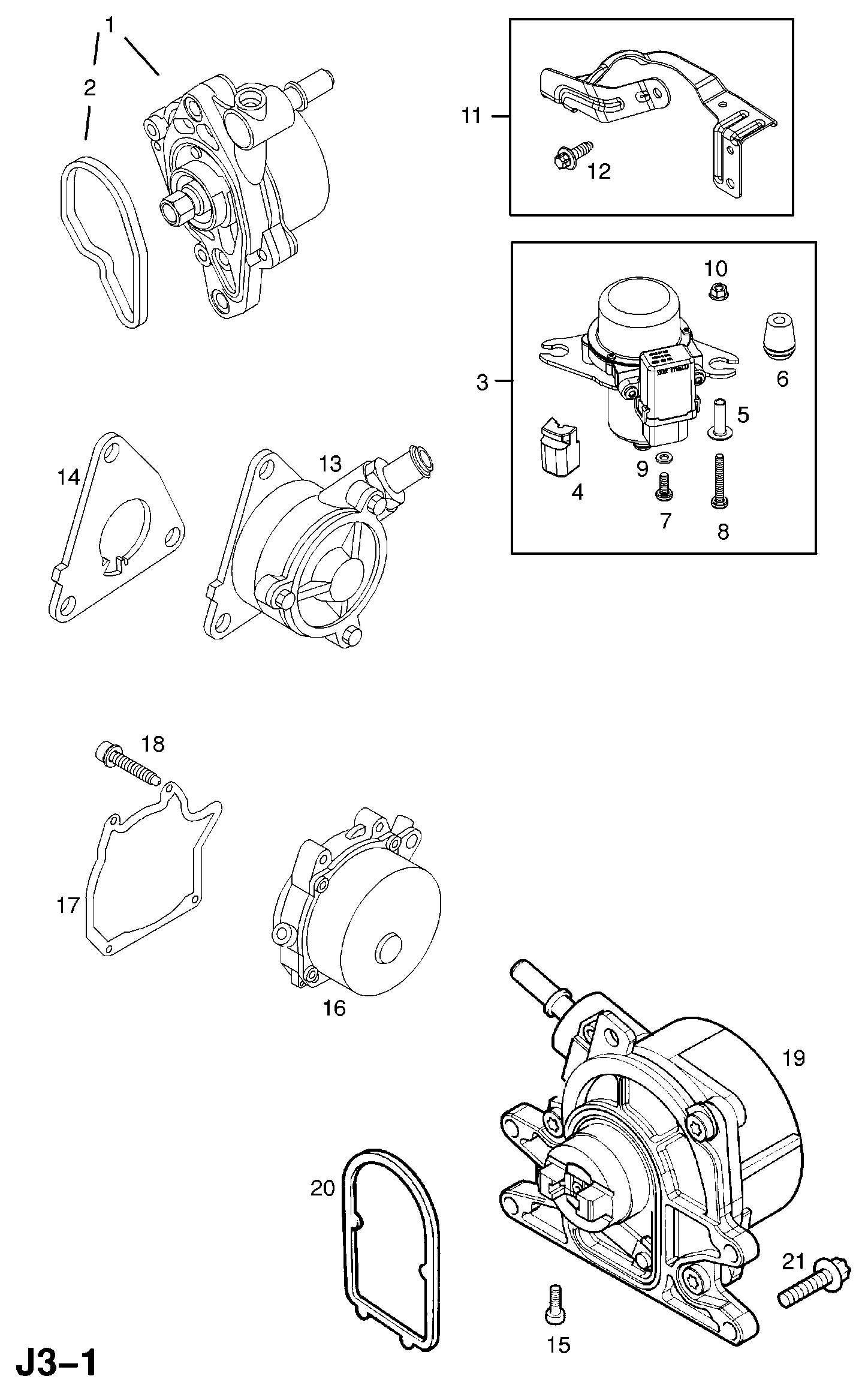 Opel 5 45 429 - Alipainepumppu, jarrujärjestelmä inparts.fi