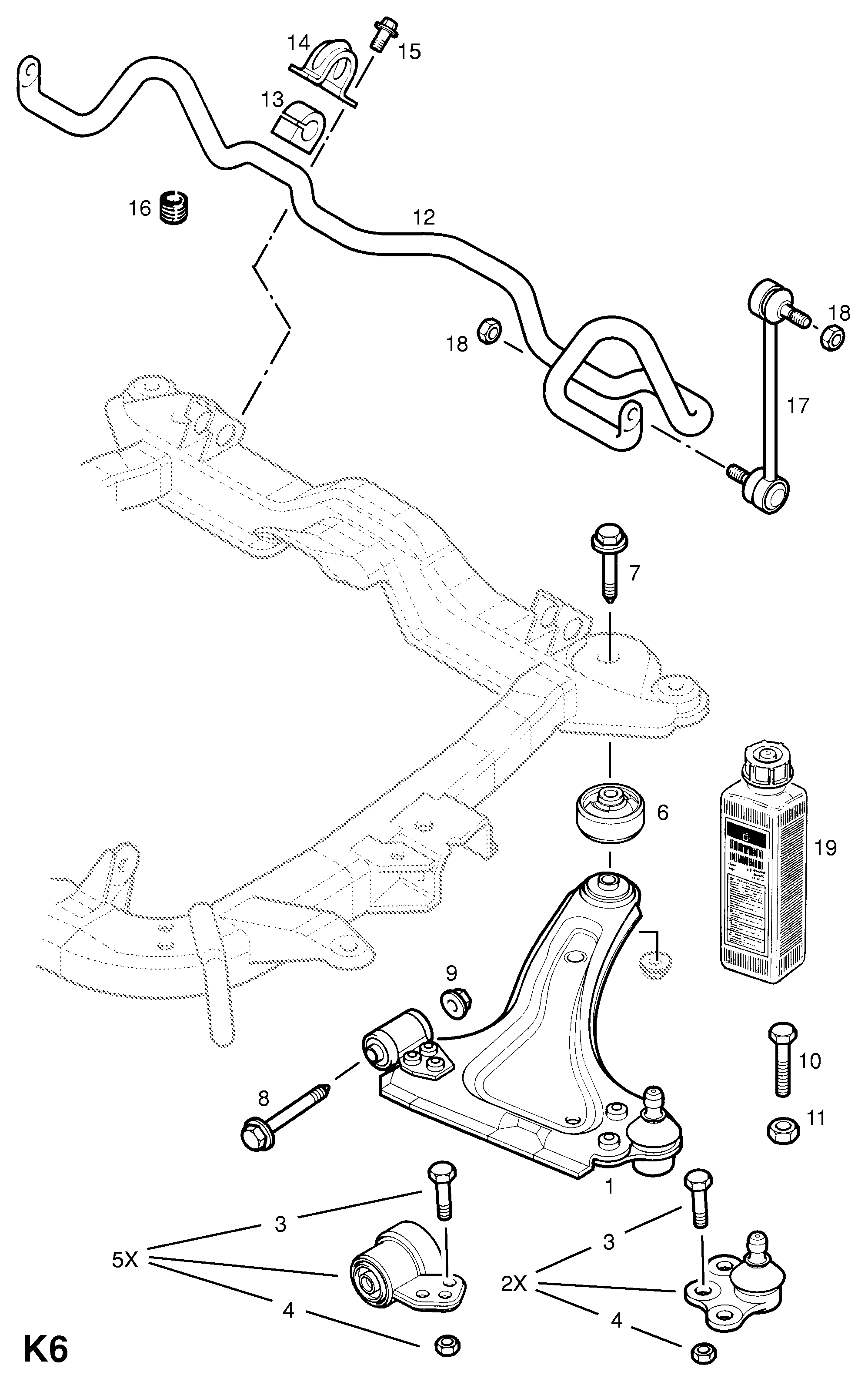 Opel 53 52 028 - Tukivarsi, pyöräntuenta inparts.fi