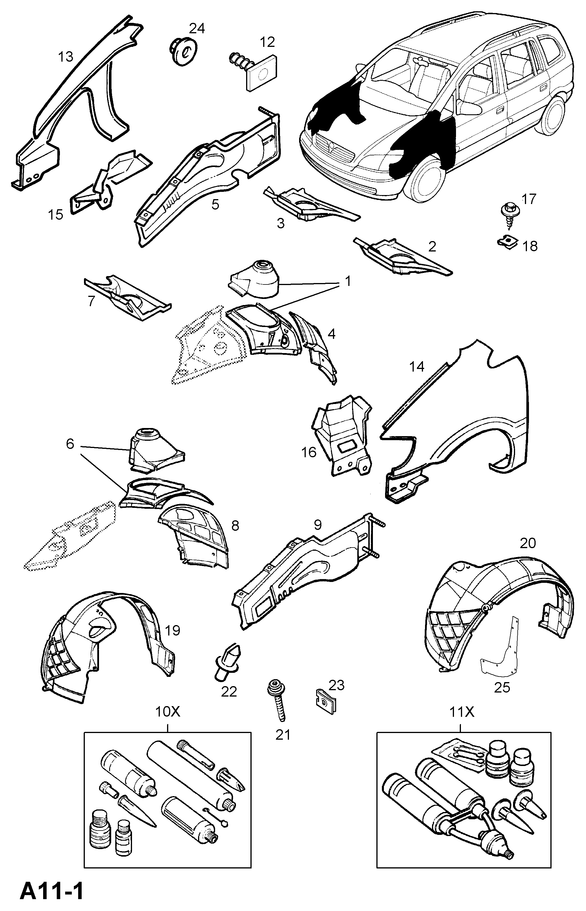 Opel 1102028 - Lokasuoja inparts.fi