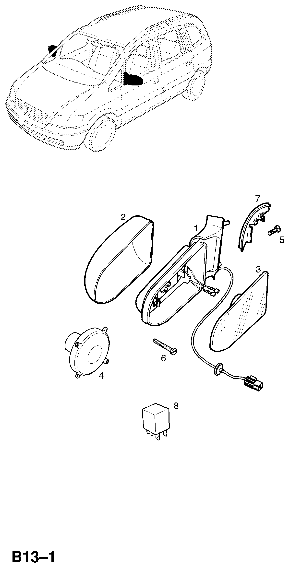 Opel 6428750 - Ulkopeili inparts.fi