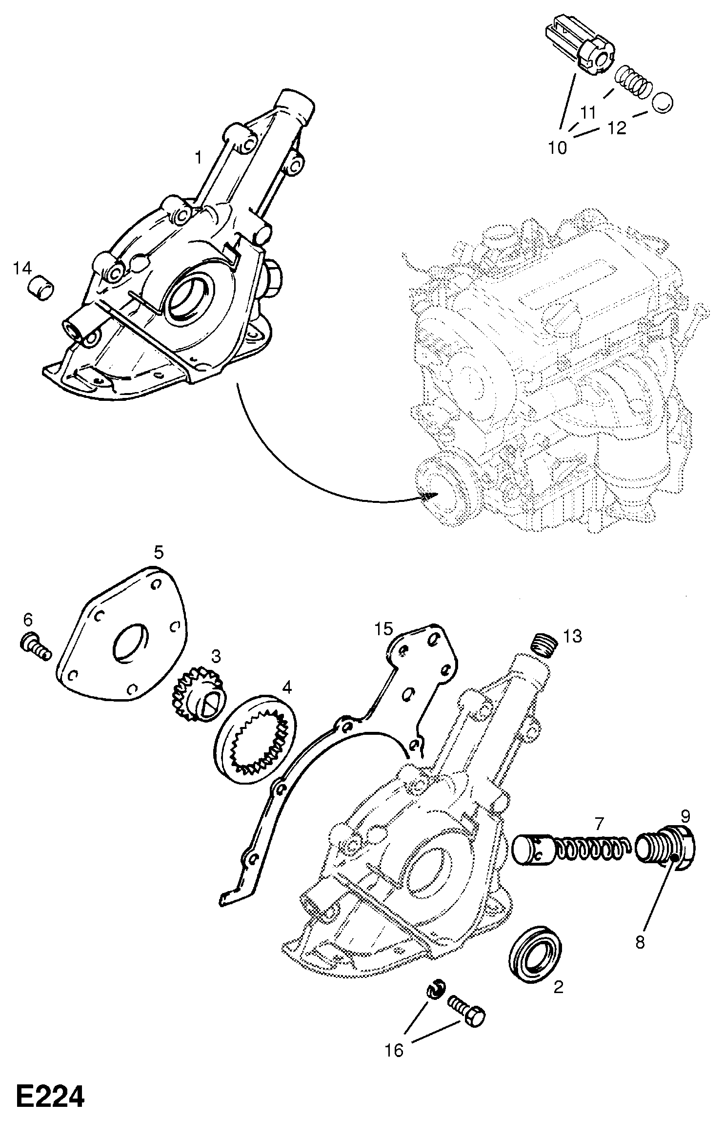 Opel 2044003 - Ruuvi, jarrulevy inparts.fi