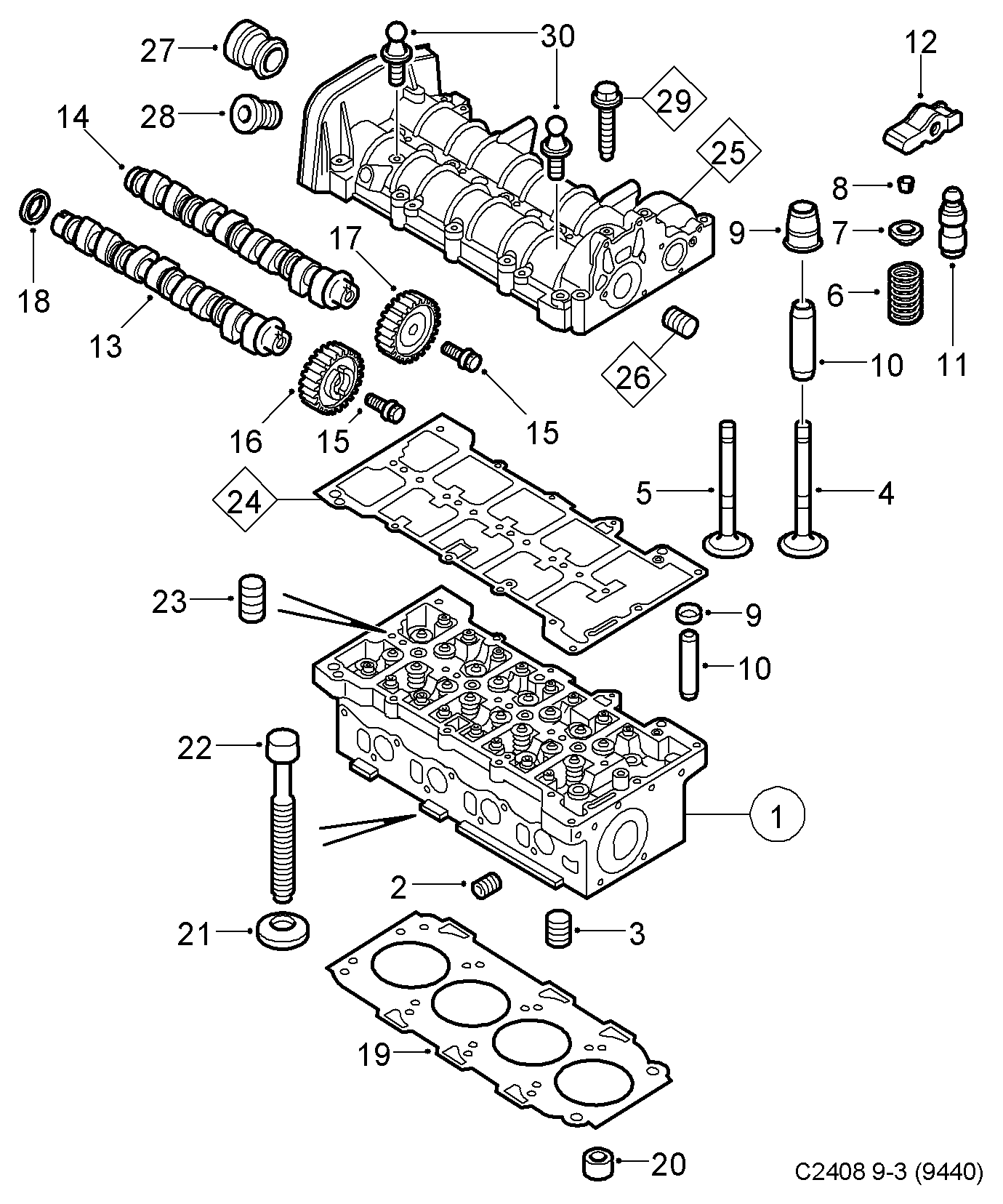 Vauxhall 55565261 - Imuventtiili inparts.fi