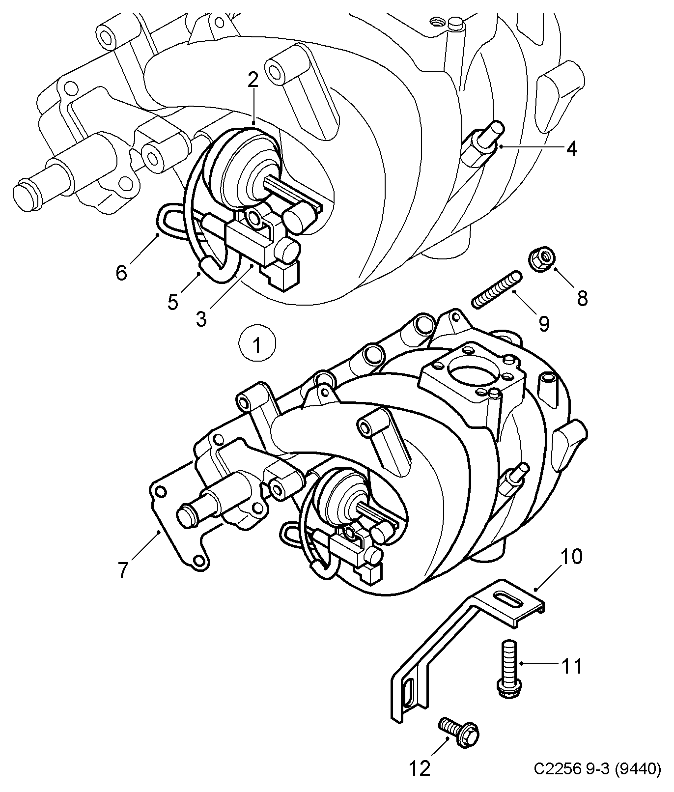 Opel 90542387 - Painemuunnin, pakokaasun ohjaus inparts.fi