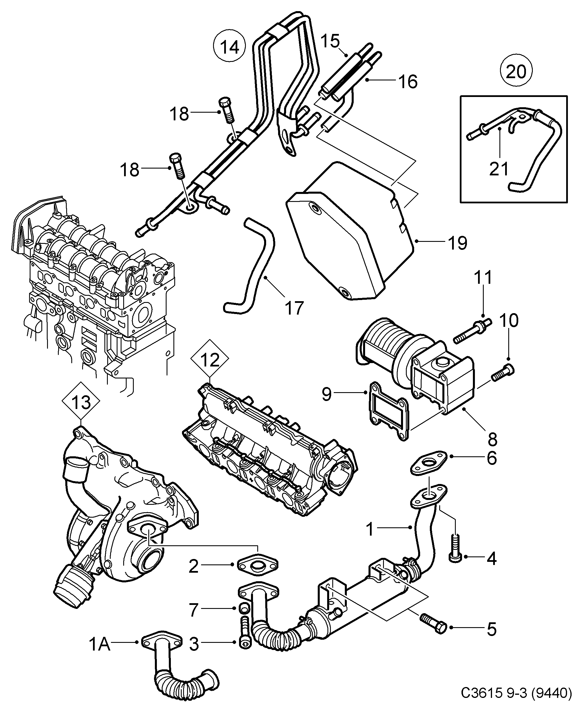 Opel 93181981 - Venttiili, pakokaasun kierrätys inparts.fi