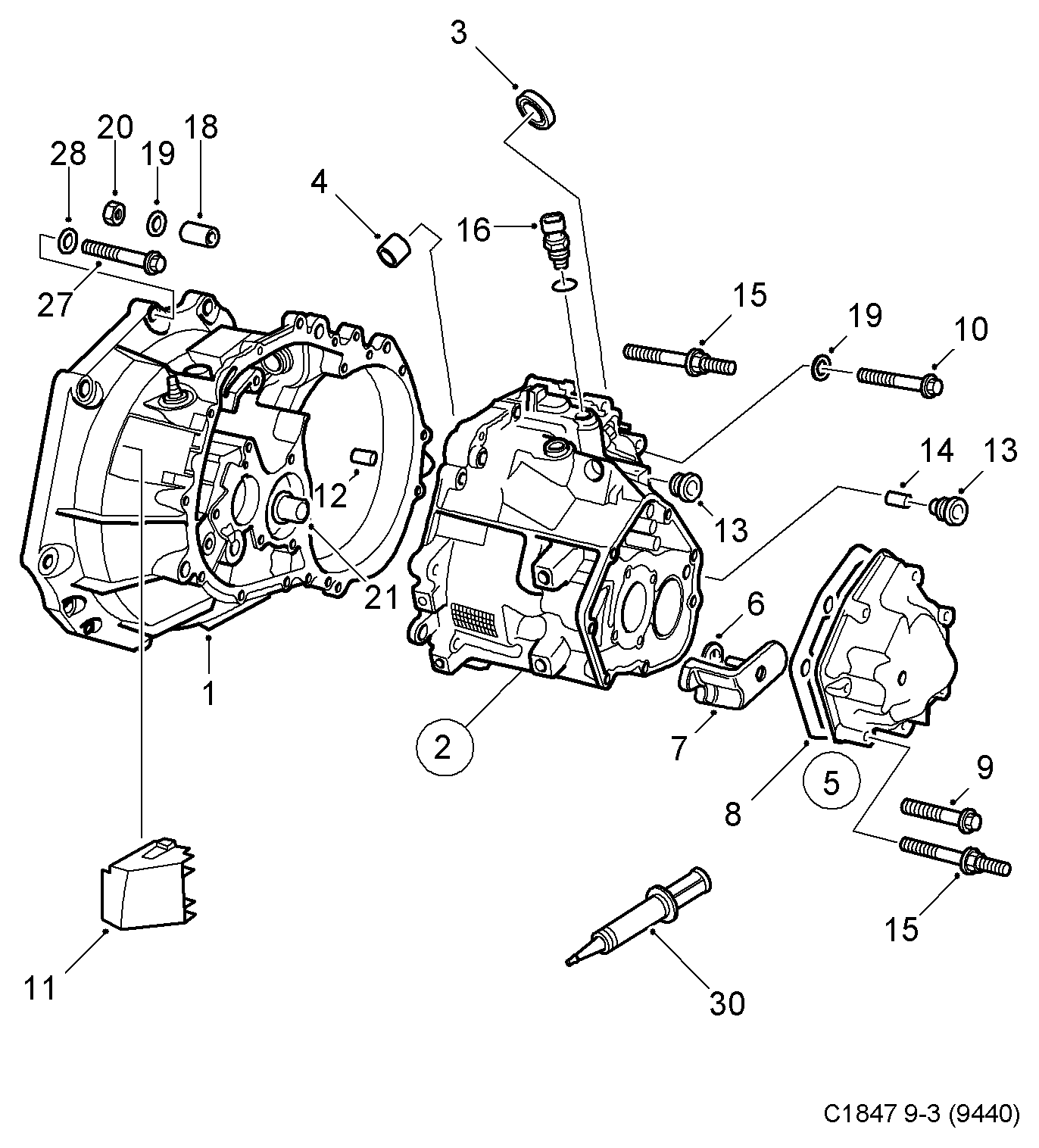 Opel 24 459 626 - Kytkin, peruutusvalo inparts.fi