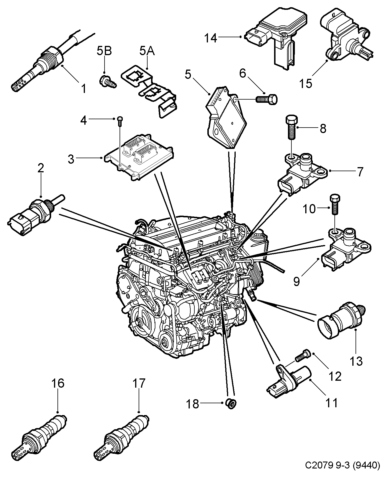 Opel 55353148 - Lambdatunnistin inparts.fi