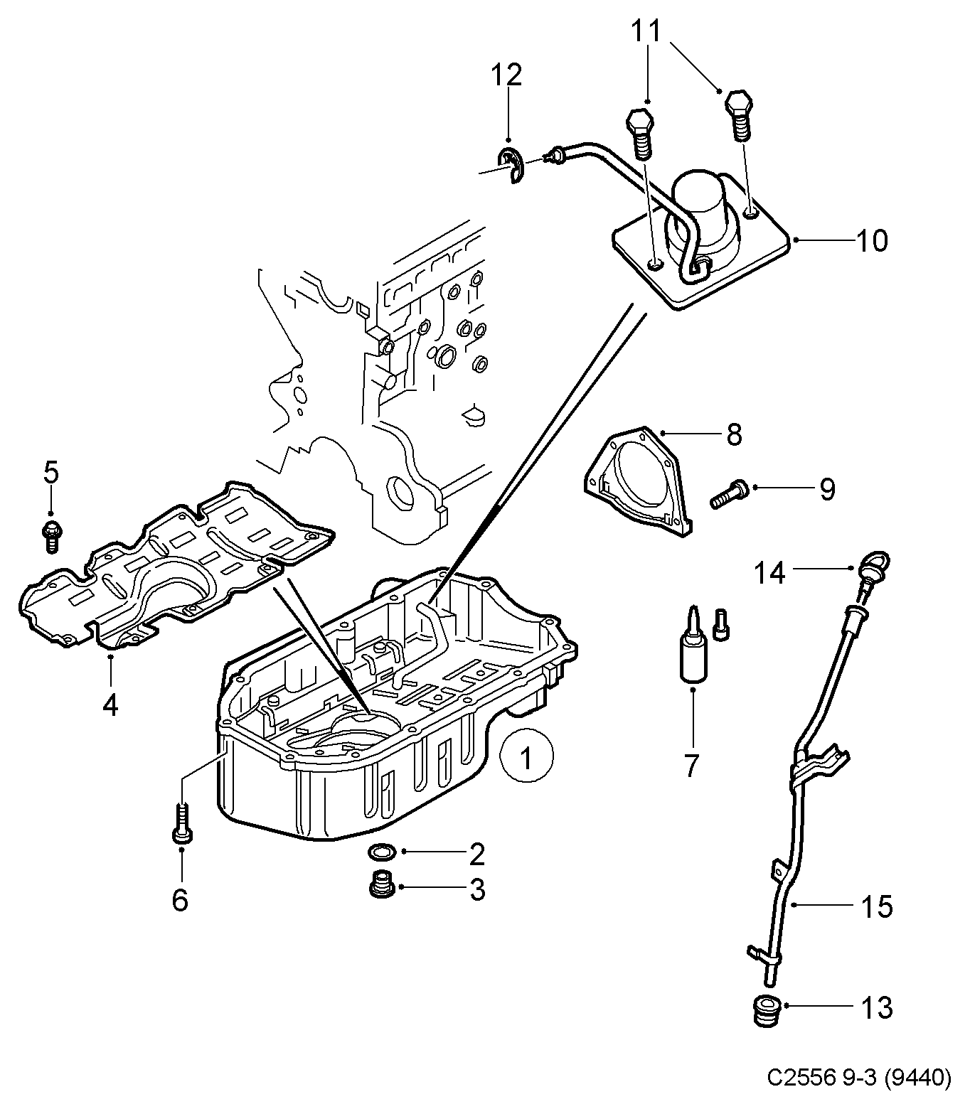 Vauxhall 93183670 - Tiiviste, öljynlaskutulppa inparts.fi