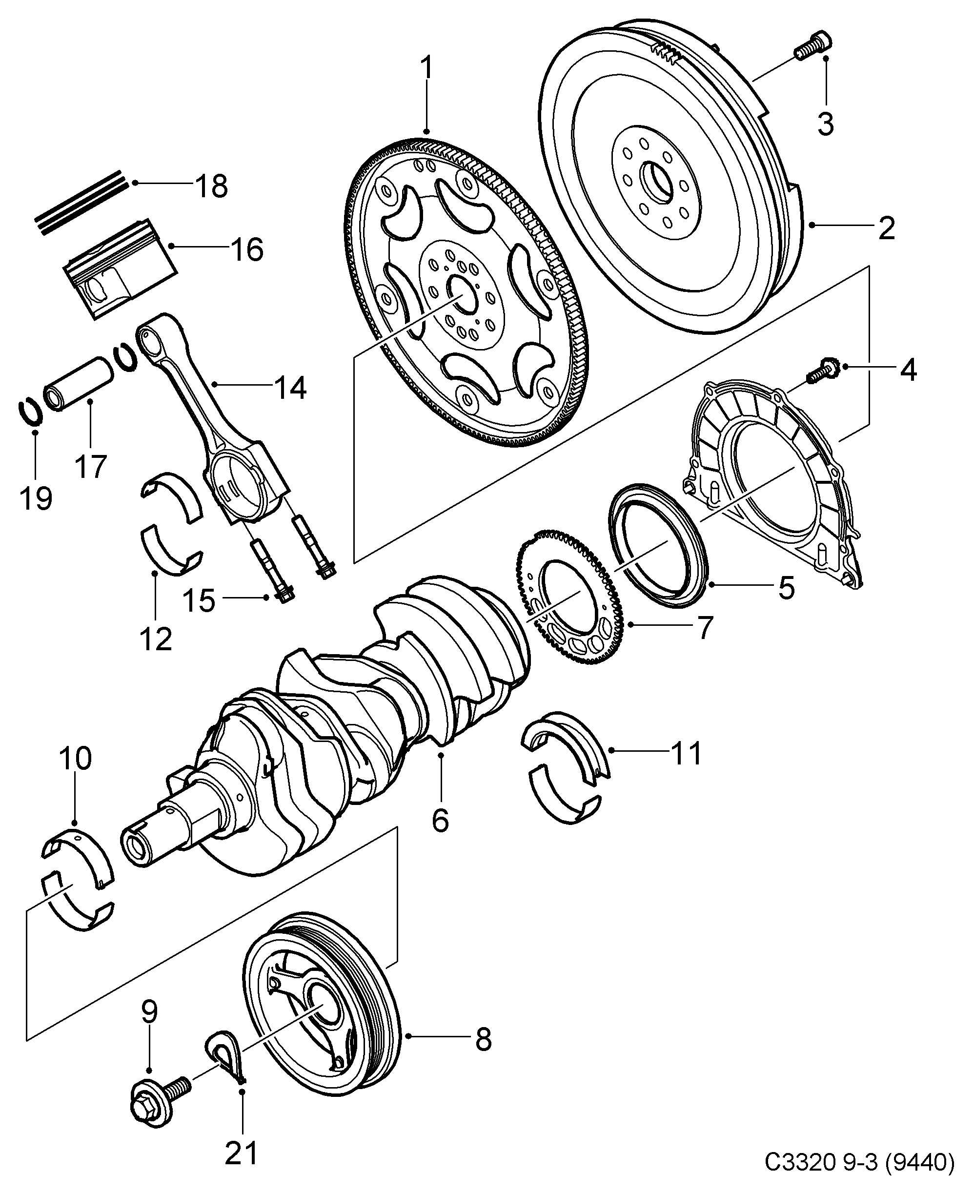 Vauxhall 55557193 - Vauhtipyörä inparts.fi