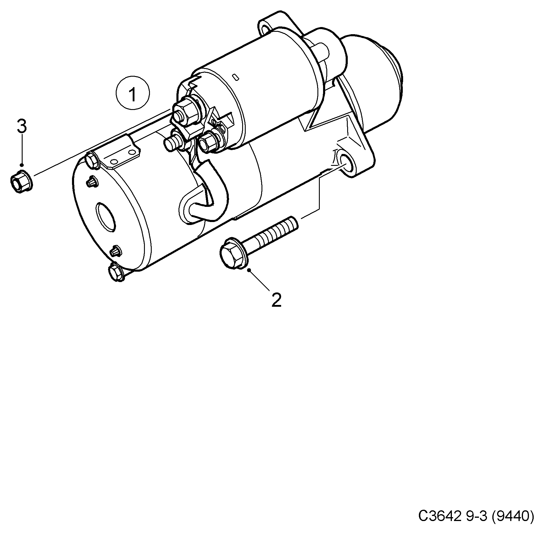 Vauxhall 55 353 669 - Käynnistinmoottori inparts.fi