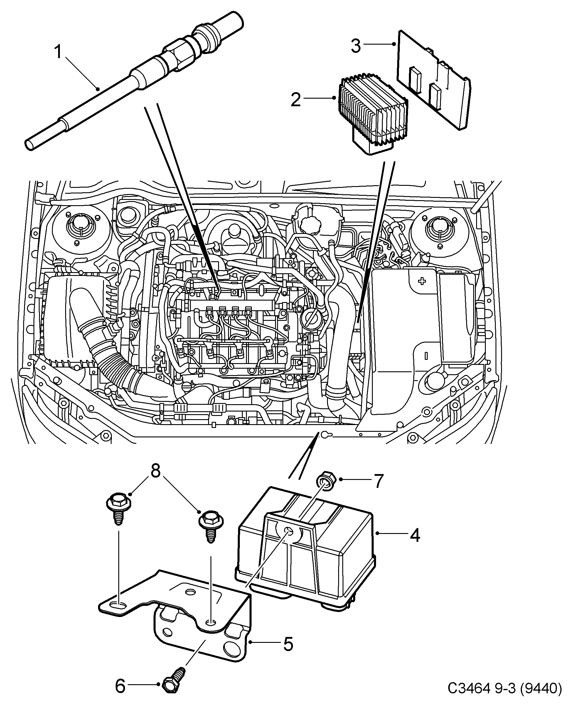 Vauxhall 55353011 - Rele, hehkutuslaitos inparts.fi