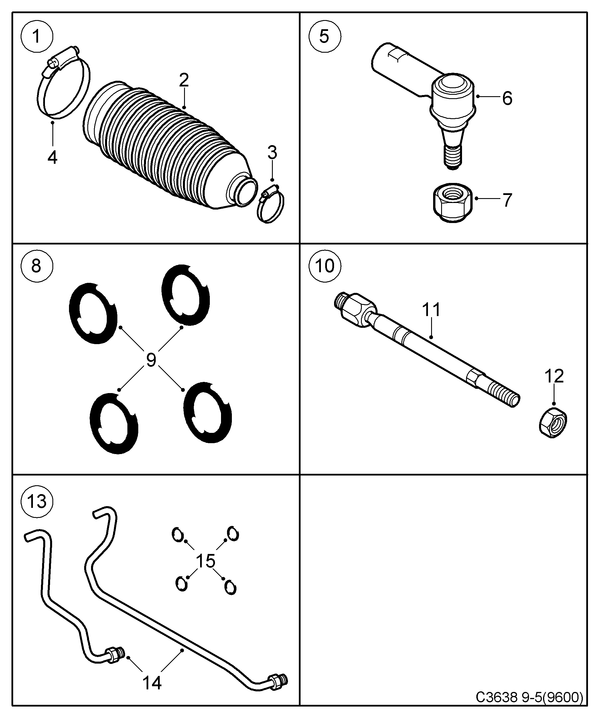 Opel 4905949 - Raidetangon pää inparts.fi