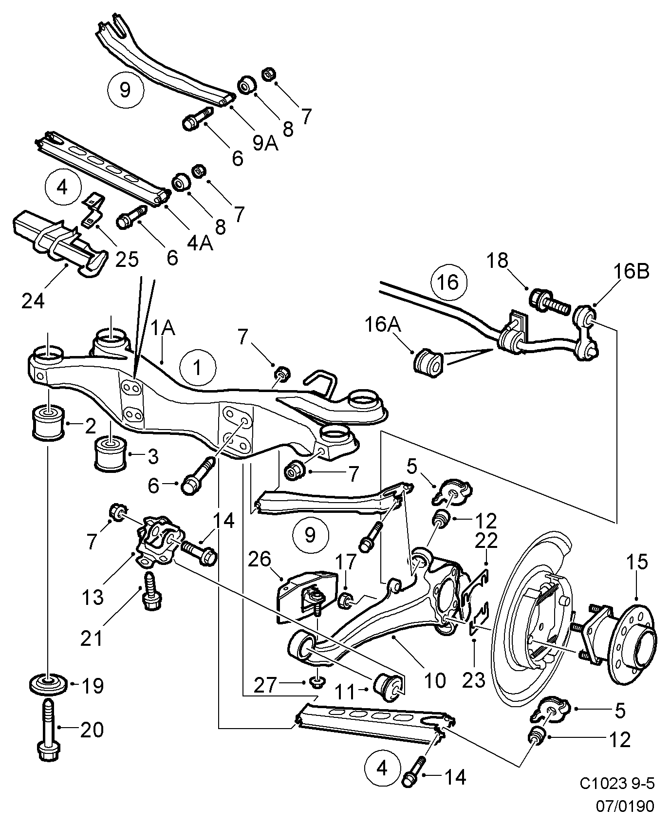 SAAB 4567244 - Tukivarren hela inparts.fi