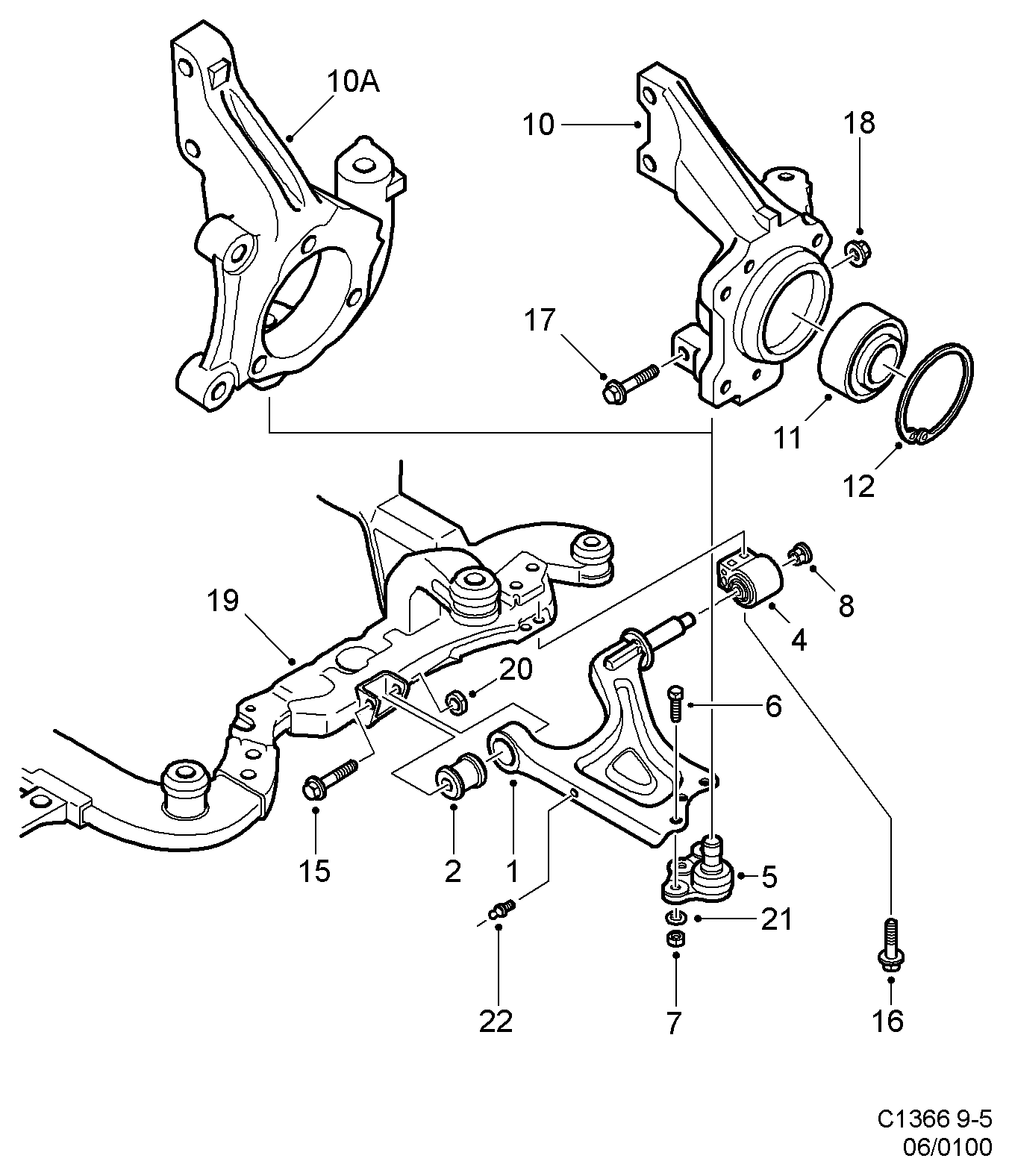 Vauxhall 4566899 - Tukivarren hela inparts.fi